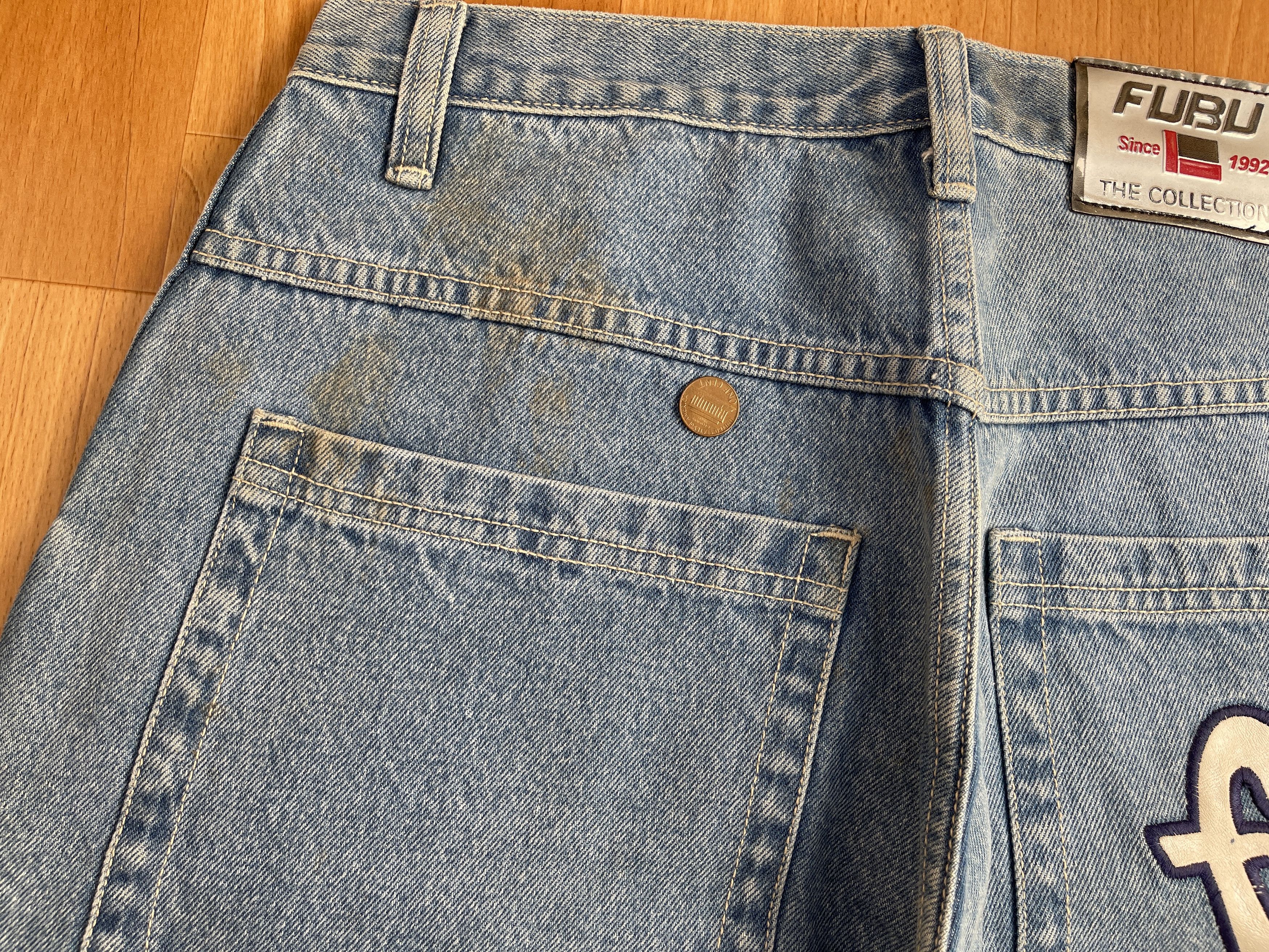 Fubu FUBU jeans, vintage baggy jeans, 90s hip hop skater Y2K 32 Size US 32 / EU 48 - 5 Thumbnail