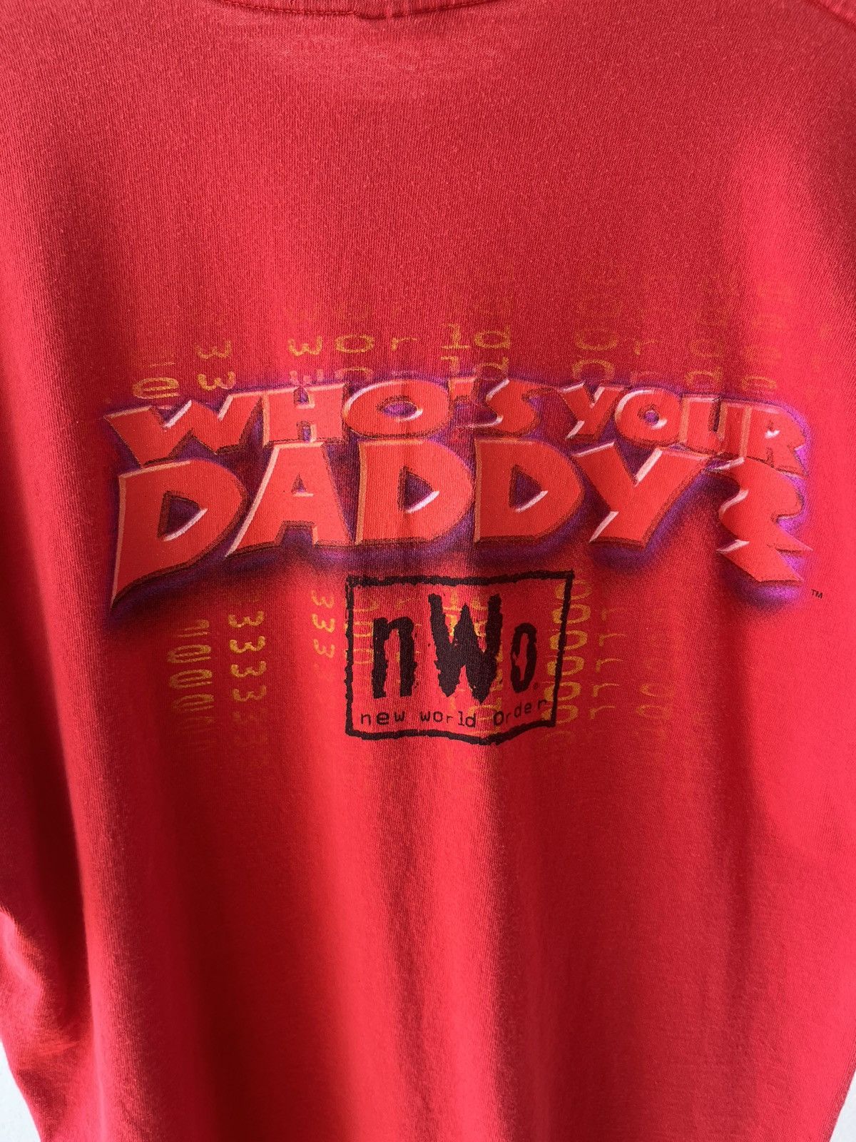 Vintage × WWE Scott Steiner "Who's Your Daddy?" 1999 WCW/WWE/NWO Tee Size US XL / EU 56 / 4 - 10 Thumbnail