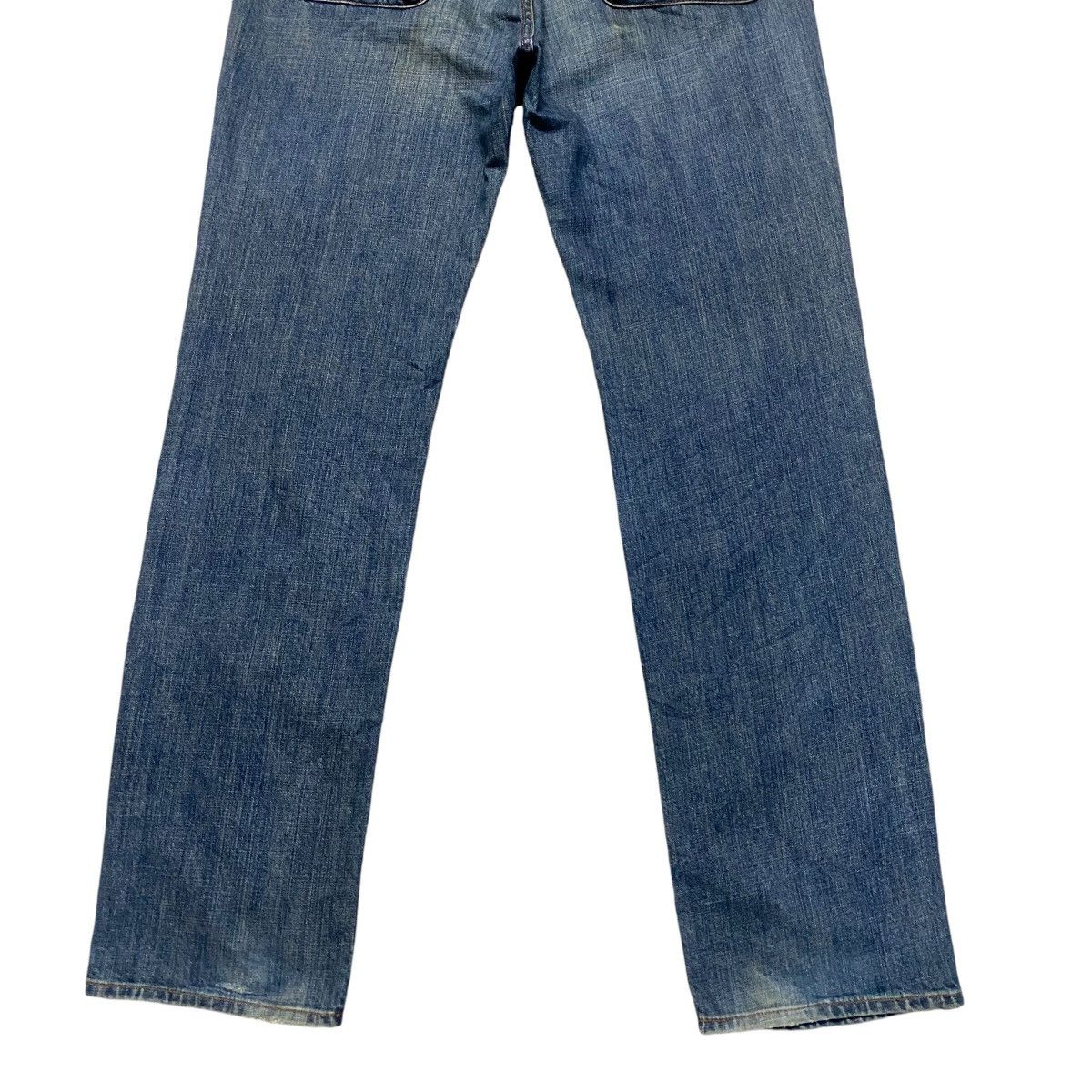 Vintage Vintage BIG JOHN Denim Cargo Pocket Jeans Size US 34 / EU 50 - 13 Thumbnail