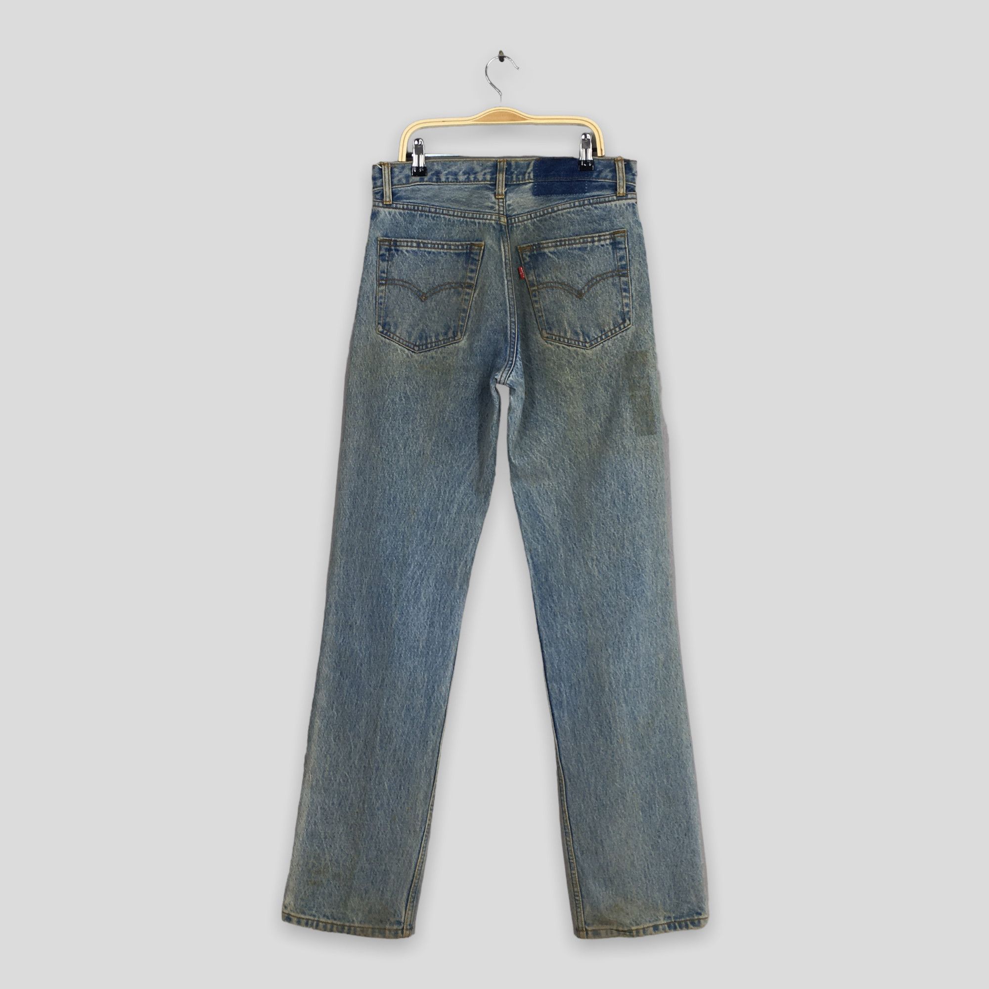 Levi's Size 30x33.5 Vintage 90s Levi's 501 Stonewash Denim S1796 Size US 30 / EU 46 - 9 Thumbnail