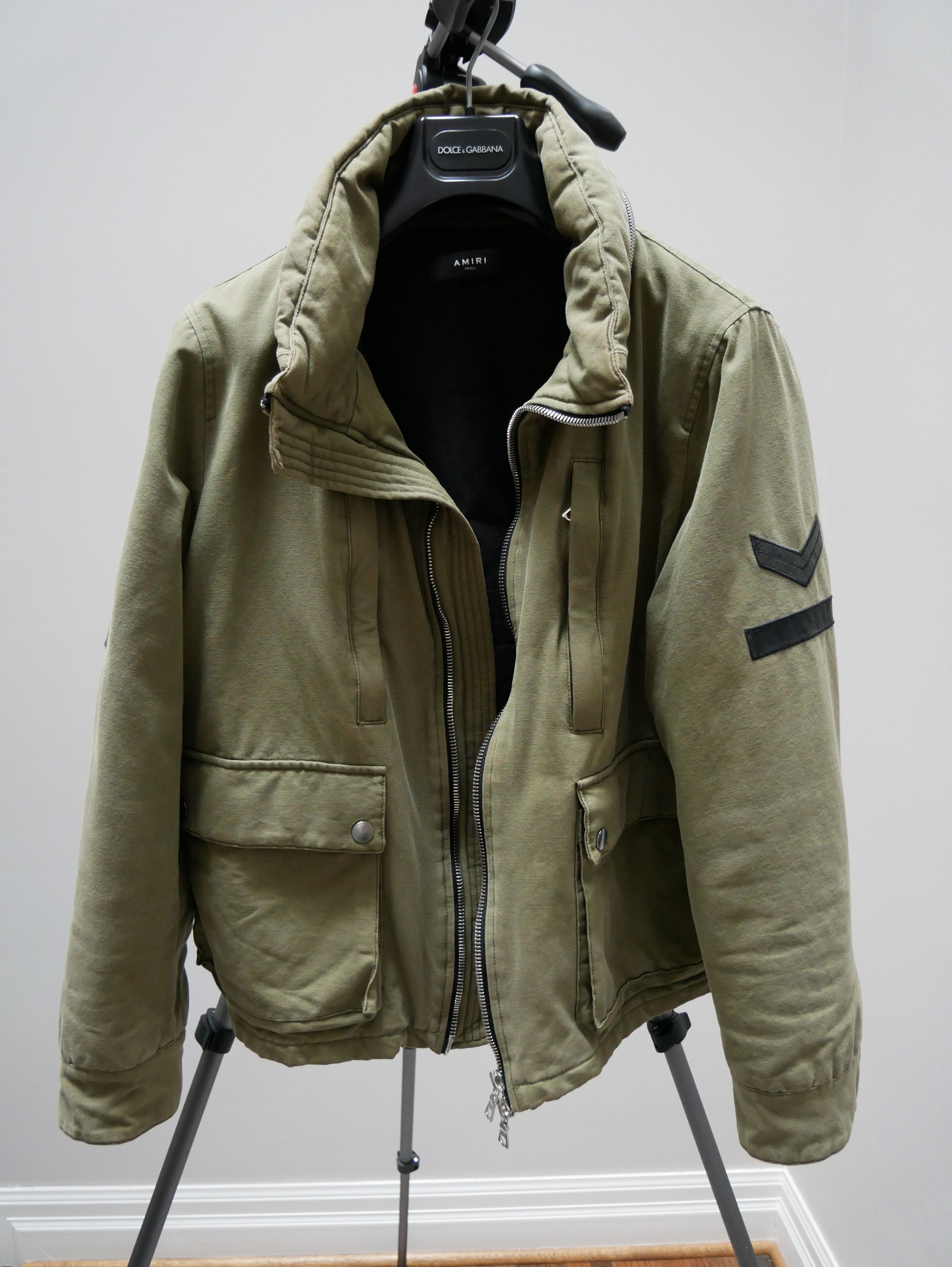 image of Amiri Army Green Jacket, Men's (Size Small)