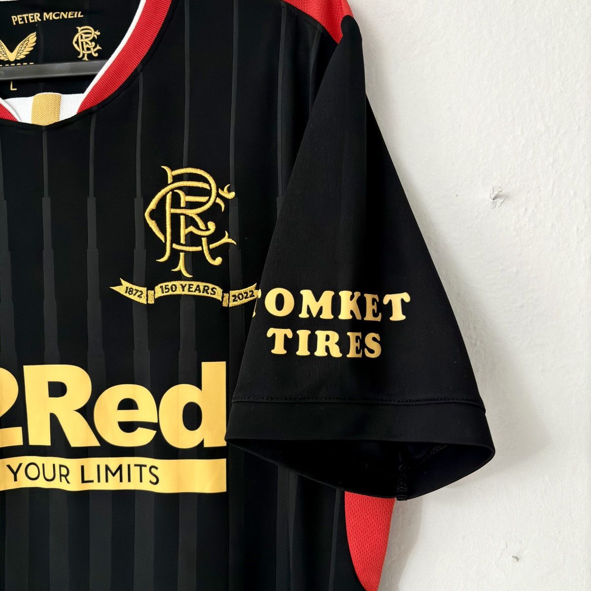 Castore 2021 2022 Rangers Glasgow Away Kit Castore Soccer Jersey Tee Size US L / EU 52-54 / 3 - 4 Thumbnail