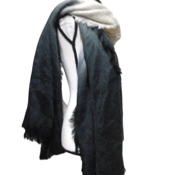 DKNY DKNY Woven Ombré Scarf/ Wrap, 32x84, Gray Size ONE SIZE - 3 Thumbnail