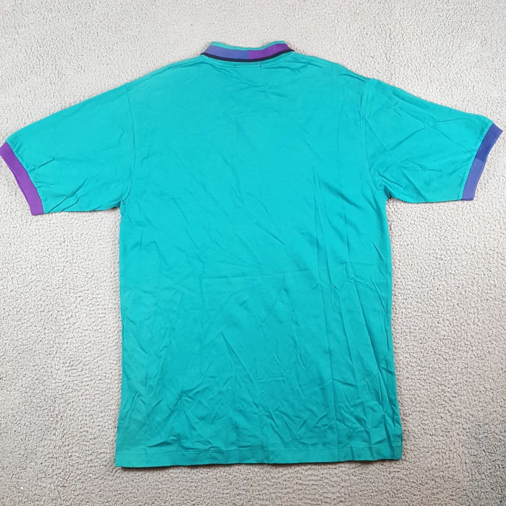 Vintage VINTAGE Jack Nicklaus Polo Shirt Teal Men L Short Sleeve Collared Button Polo Shirt Size US L / EU 52-54 / 3 - 7 Thumbnail