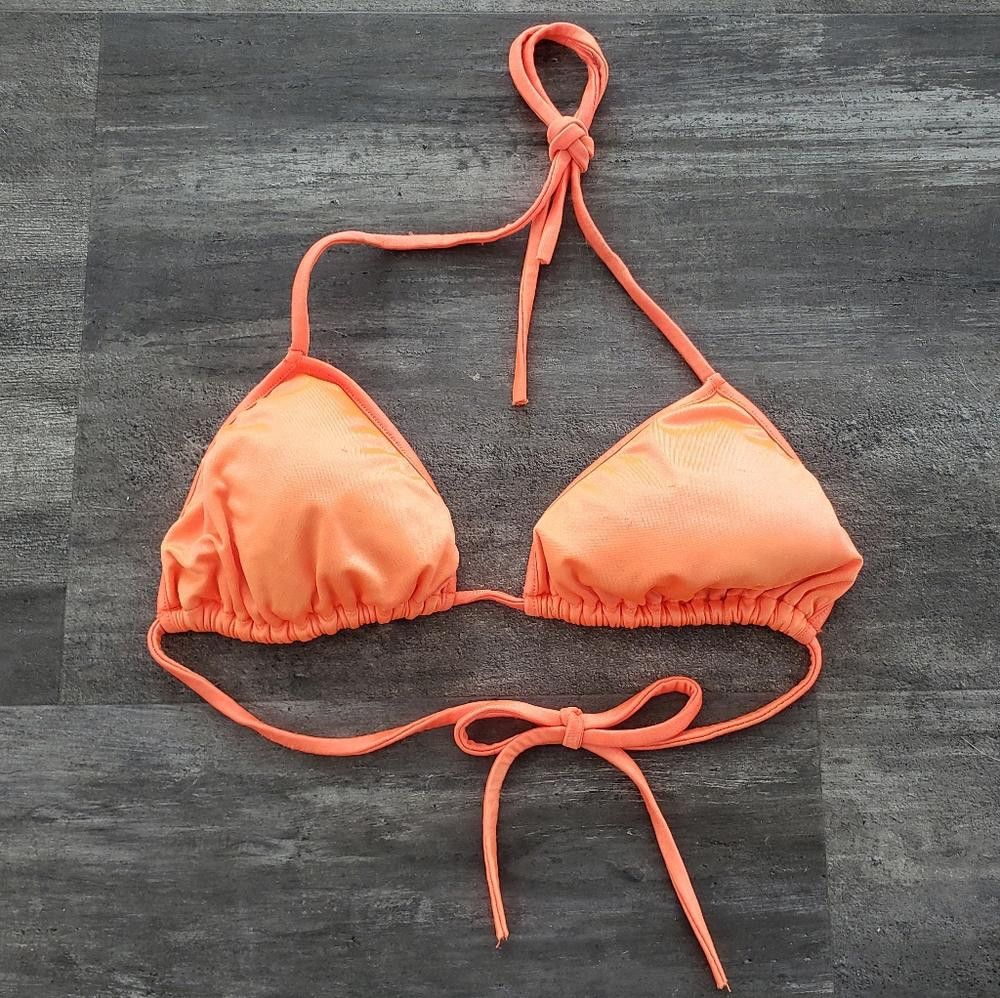 Designer Orange Neon BodyZone Bikini Top Size ONE SIZE - 1 Thumbnail