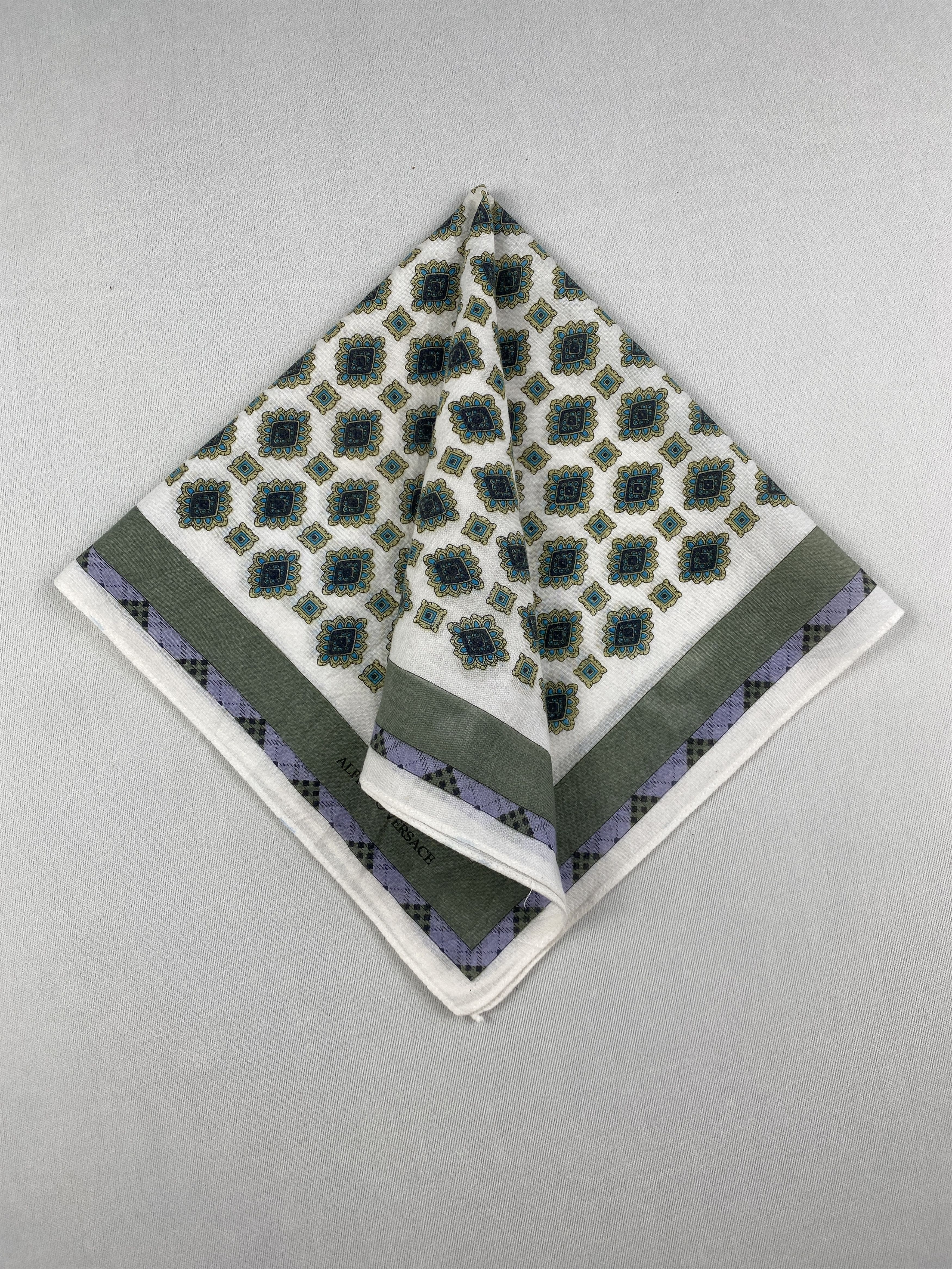 Versace Alfredo Versace Handkerchief Pocket Square Bandana HM0037 Size ONE SIZE - 2 Thumbnail