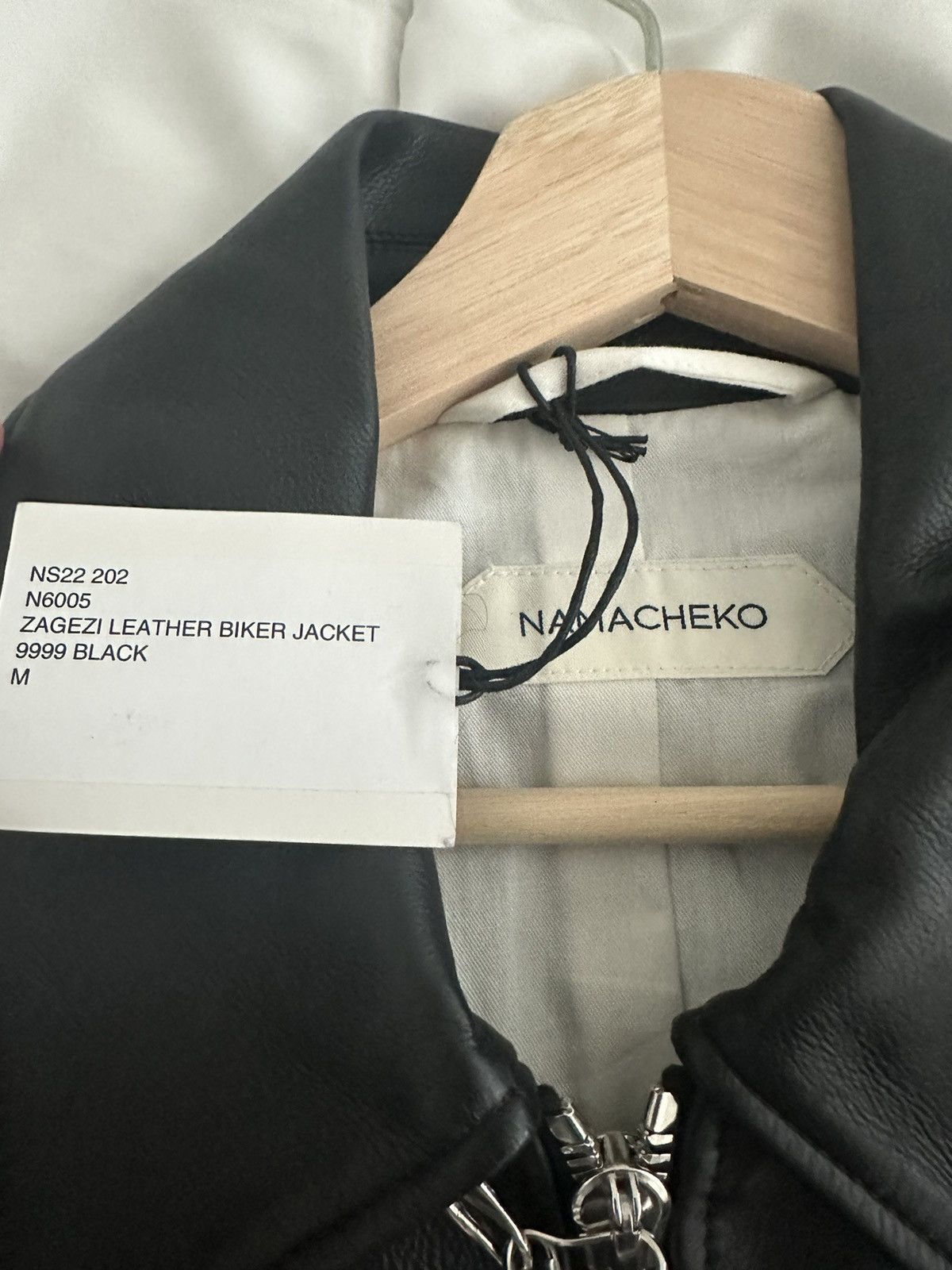 Namacheko Namacheko Zagezi Leather Biker Jacket Size US M / EU 48-50 / 2 - 5 Thumbnail