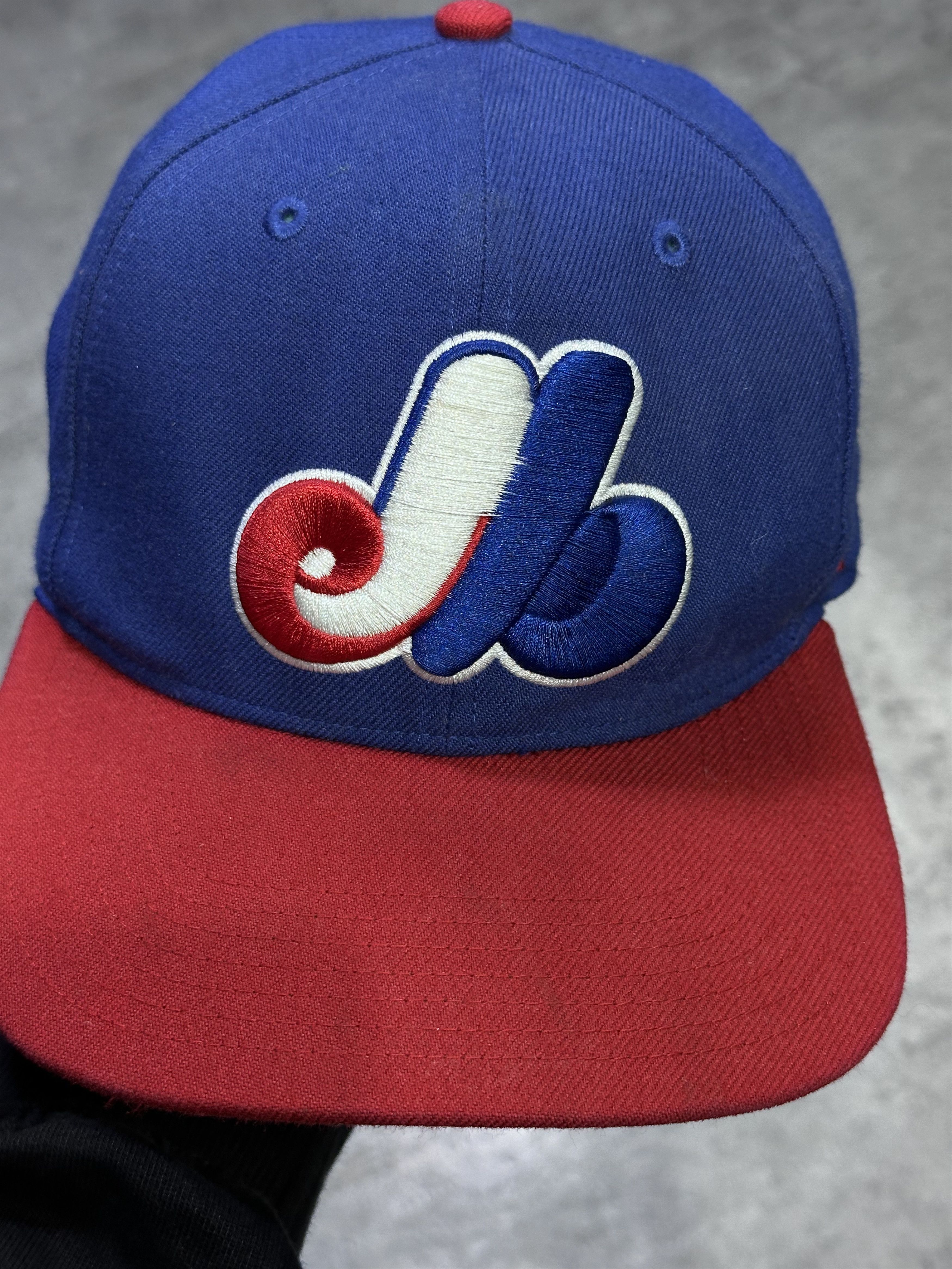 47 Brand Montreal Expos hat fan blue red logo cap Size ONE SIZE - 2 Thumbnail