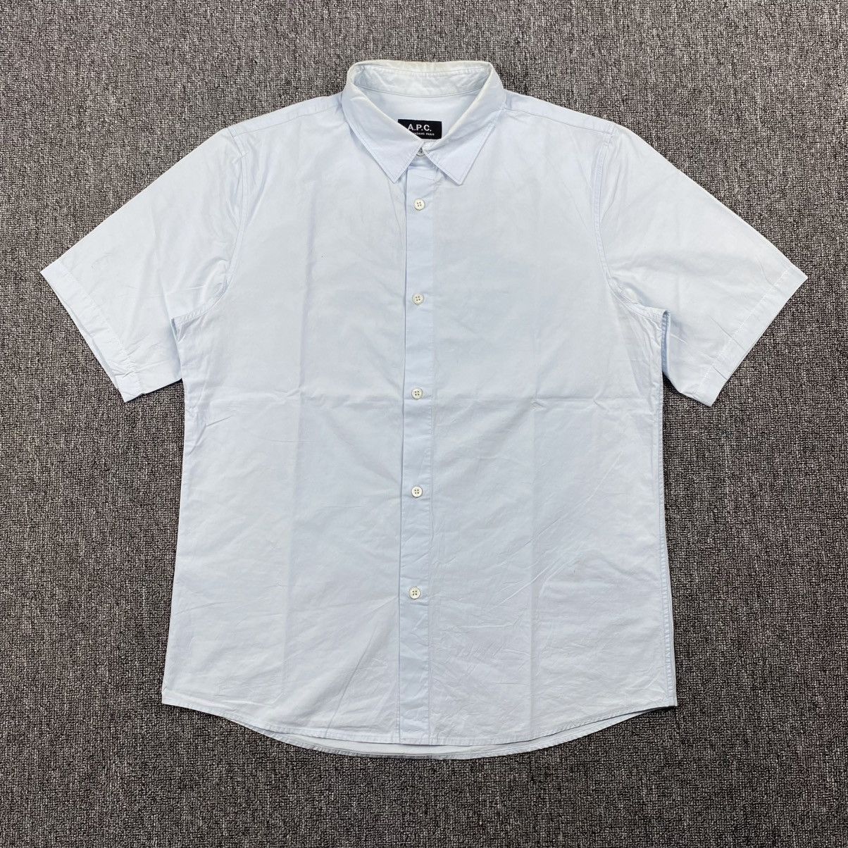 A.P.C. × Vintage Vintage A.P.C. 90’s Y2K Shirt Size US M / EU 48-50 / 2 - 1 Thumbnail