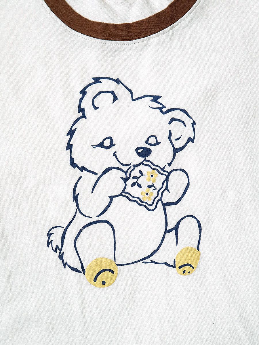 Kapital Kapital Peckish Little Bear Tenjiku Ringer T-Shirt Size US XL / EU 56 / 4 - 5 Thumbnail
