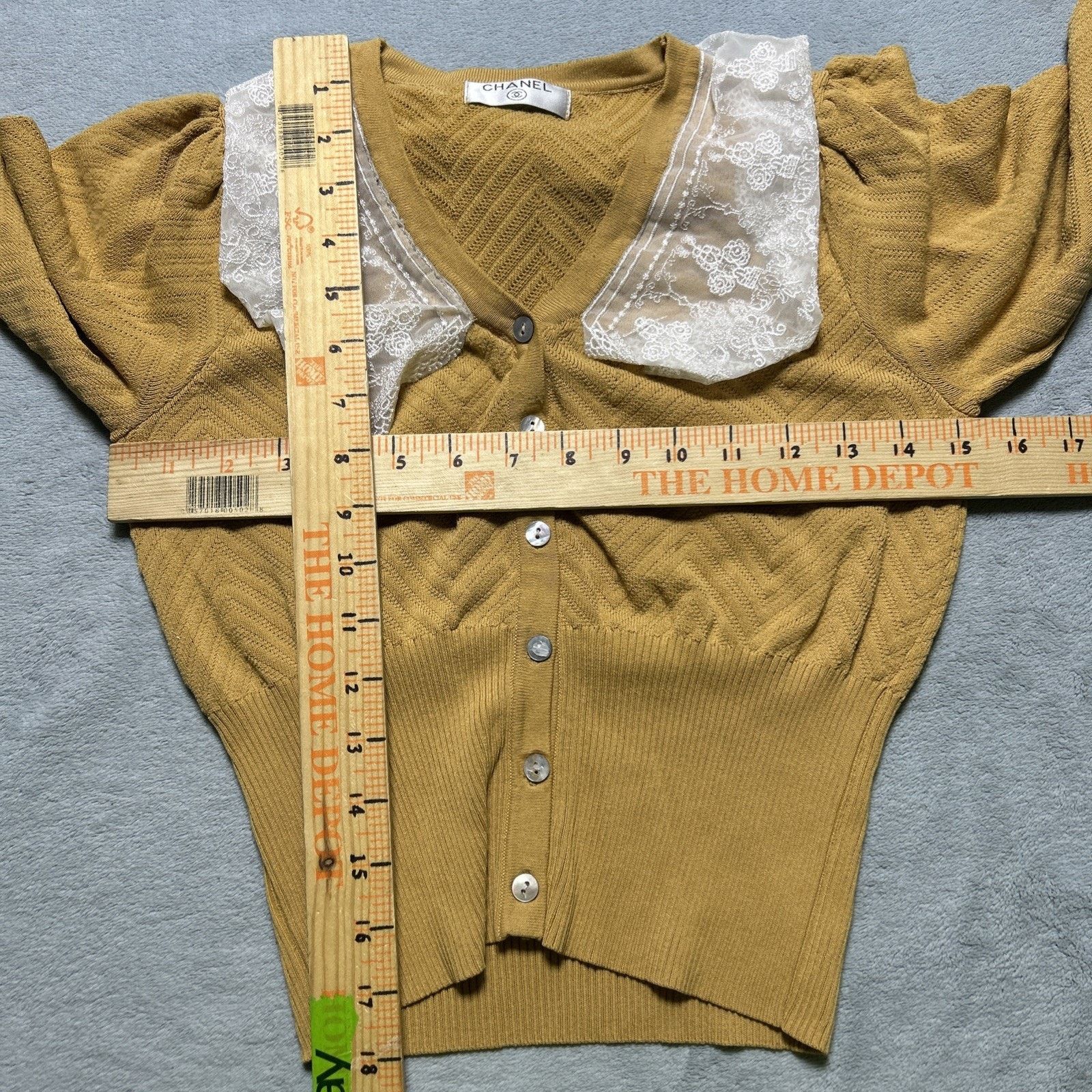 Chanel Vtg 90s Chanel Crop Cardigan Sweater Womens Samll Old Money Size S / US 4 / IT 40 - 4 Thumbnail