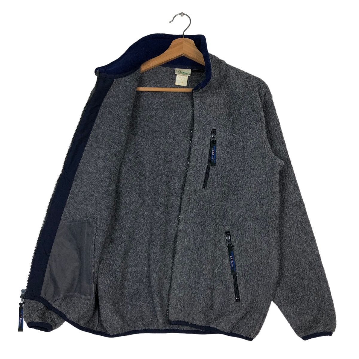 Japanese Brand 🔥Vintage Bomber Jacket Fleece L.L.Bean Freeport Maine Size US M / EU 48-50 / 2 - 11 Thumbnail