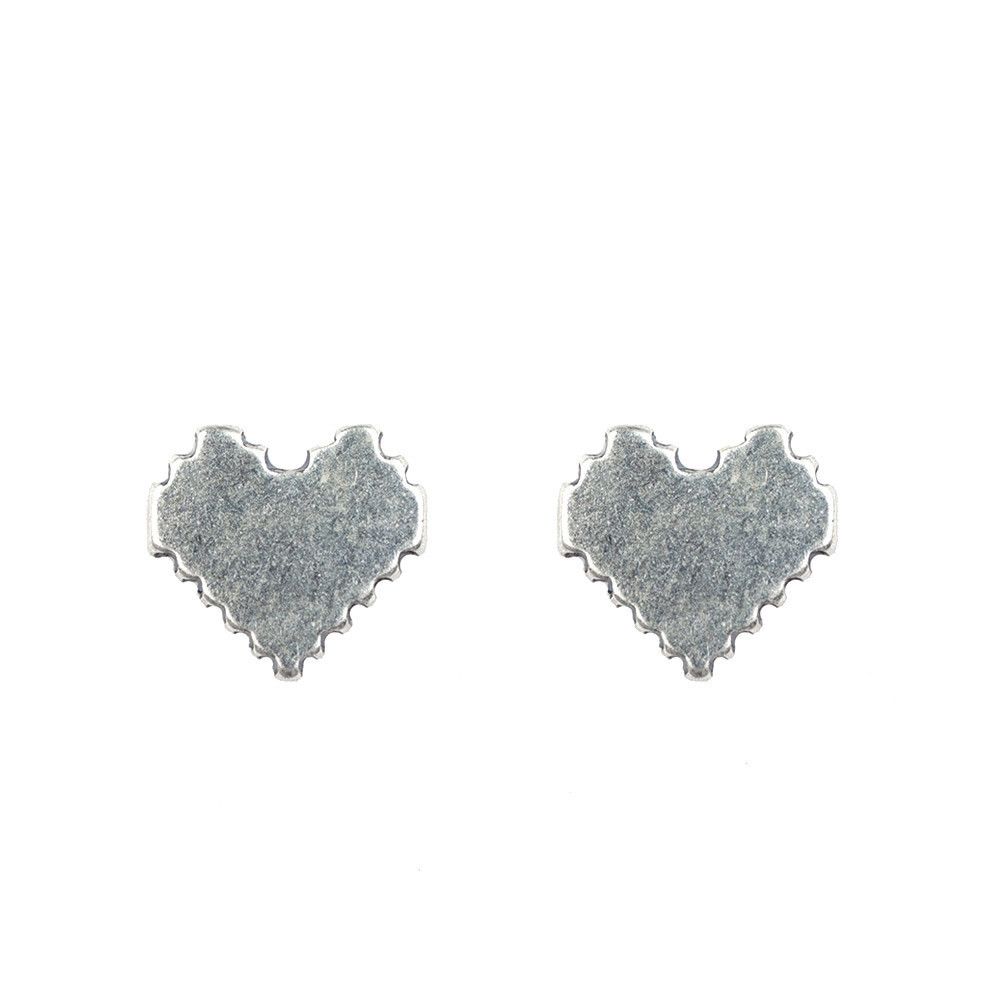 Jewelry Hearts Future Earrings One Pairs Chrome Jewelry Size ONE SIZE - 5 Thumbnail