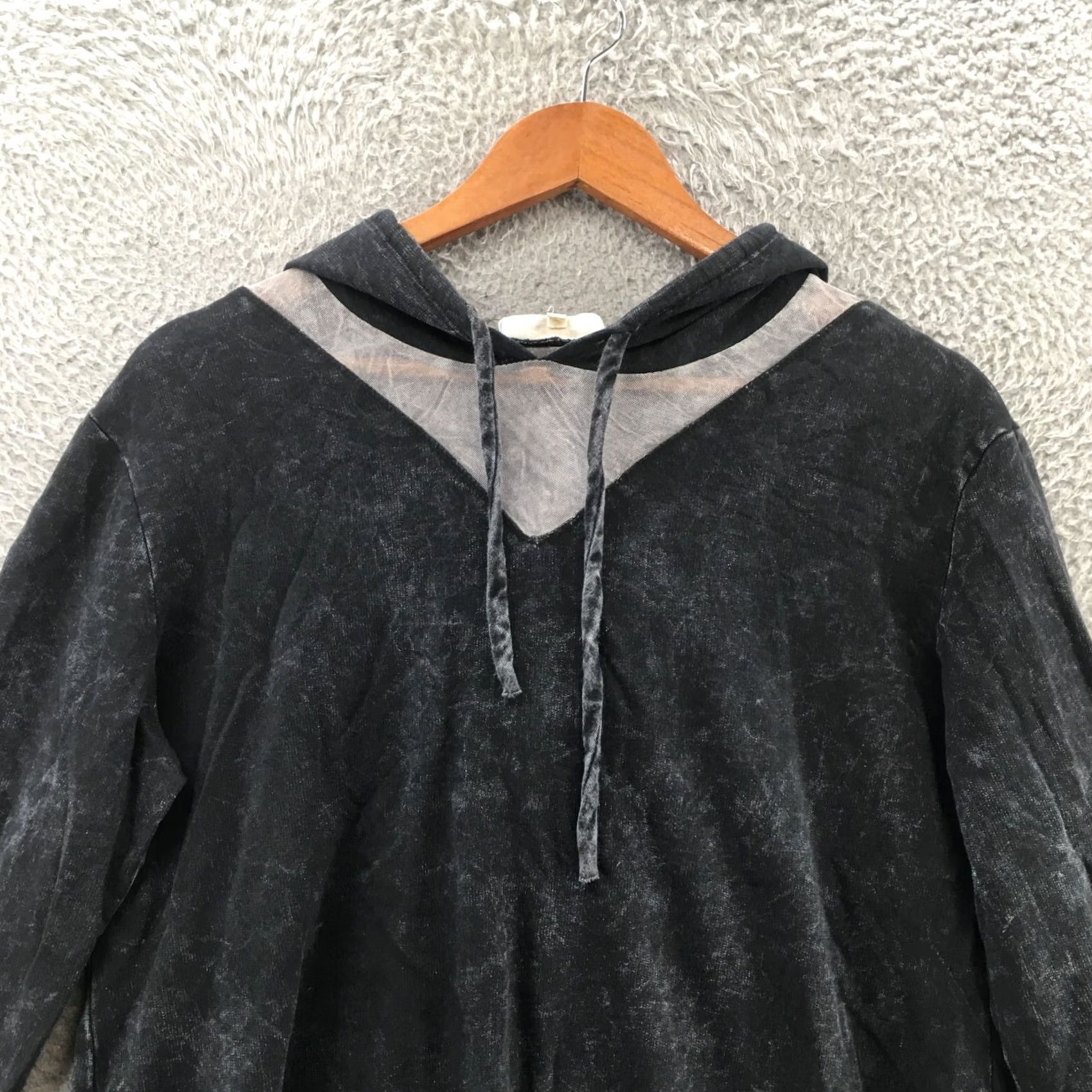 Vintage Buckle BKE Gilded Intent Hoodie Sweatshirt Top Womens L Black Pullover Size L / US 10 / IT 46 - 2 Thumbnail