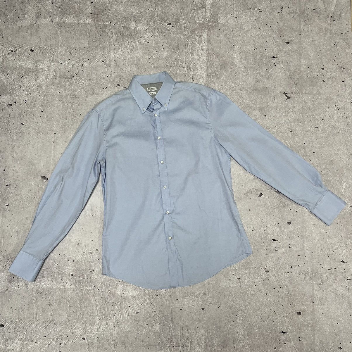 Brunello Cucinelli Brunello Cucinelli shirt Xl Size US XL / EU 56 / 4 - 1 Thumbnail