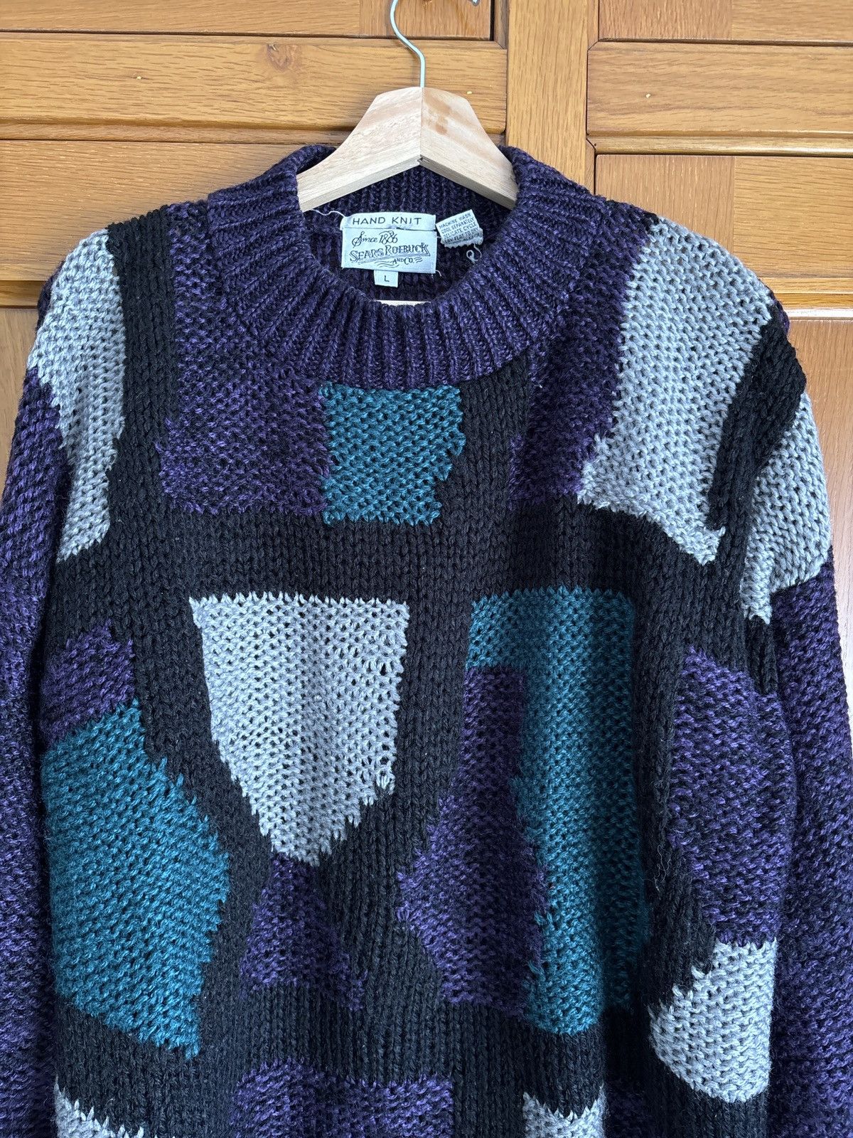 Other Handknit Vibtage Sweater Size US L / EU 52-54 / 3 - 2 Thumbnail