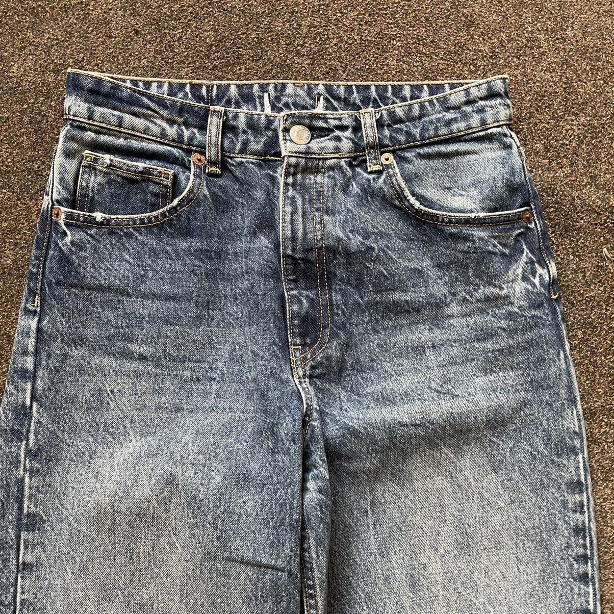 Vintage Vintage Y2K Faded Wide Leg Baggy Jeans Grunge Skate Logo 30 Size 30" / US 8 / IT 44 - 4 Thumbnail