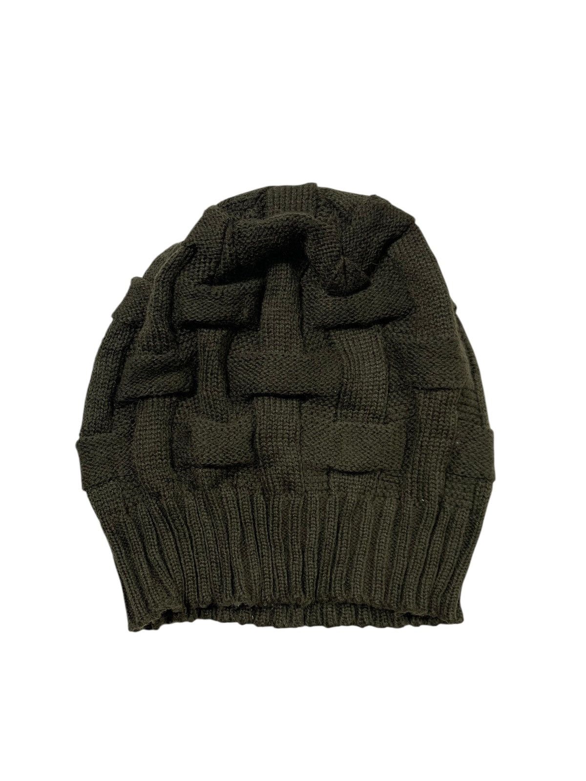 Japanese Brand × Kapital × Vintage Punk Bondage Style cable Beanie Hats RARE Size ONE SIZE - 4 Thumbnail