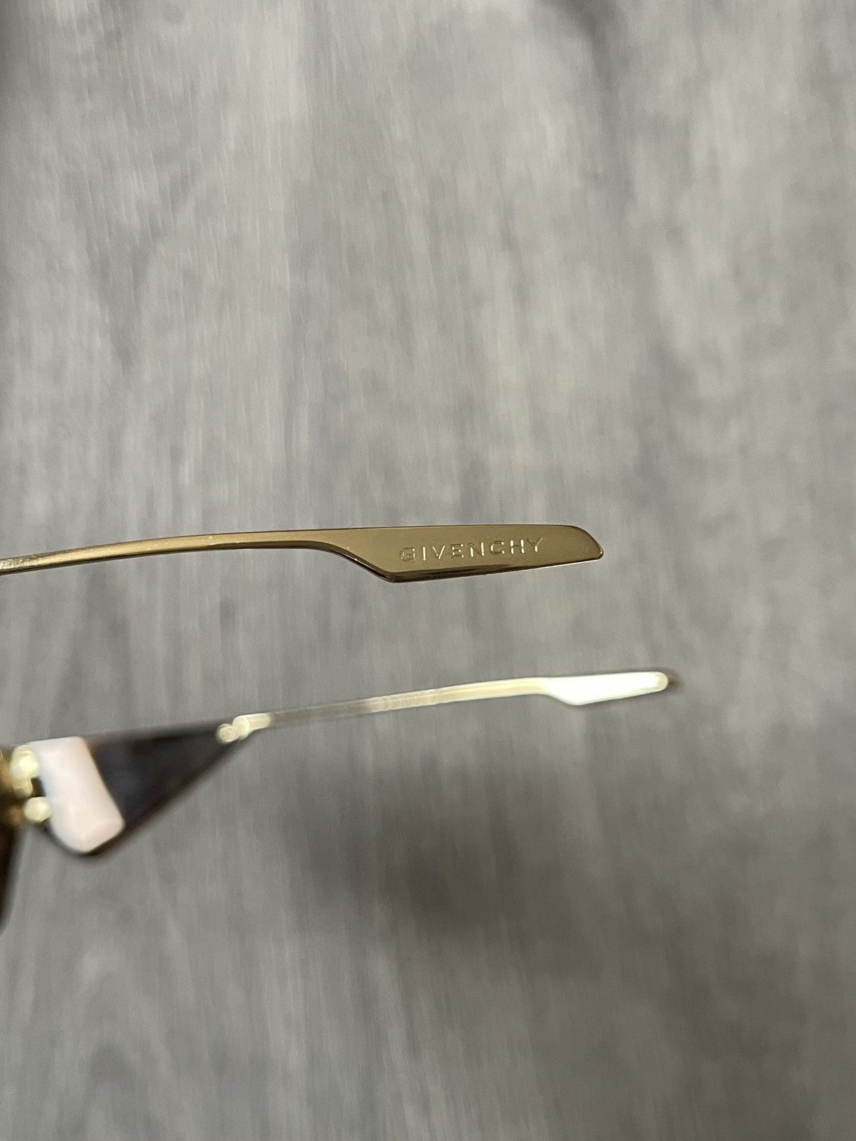 Givenchy Givenchy Gold Giv cut metal sunglasses Matthew Williams Size ONE SIZE - 7 Thumbnail