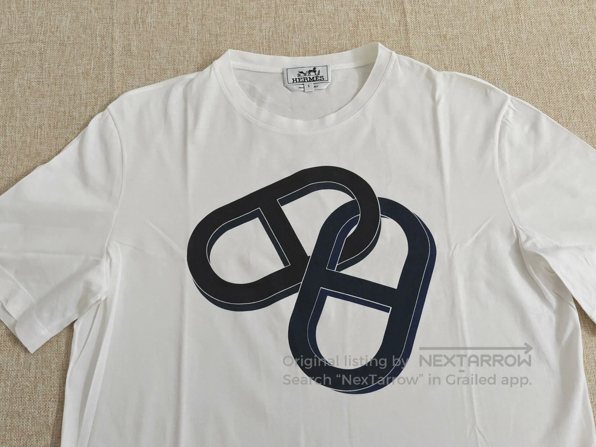 Hermes Hermes Men's Pig Nose Print T-Shirt. Size US S / EU 44-46 / 1 - 2 Thumbnail