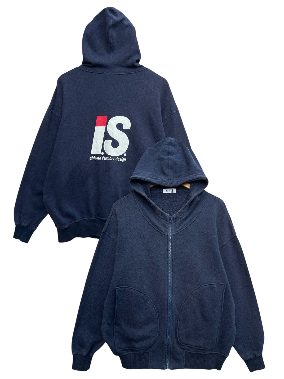 Vintage 80's ISSEY MIYAKE IS Iconic Care Label Big Logo on