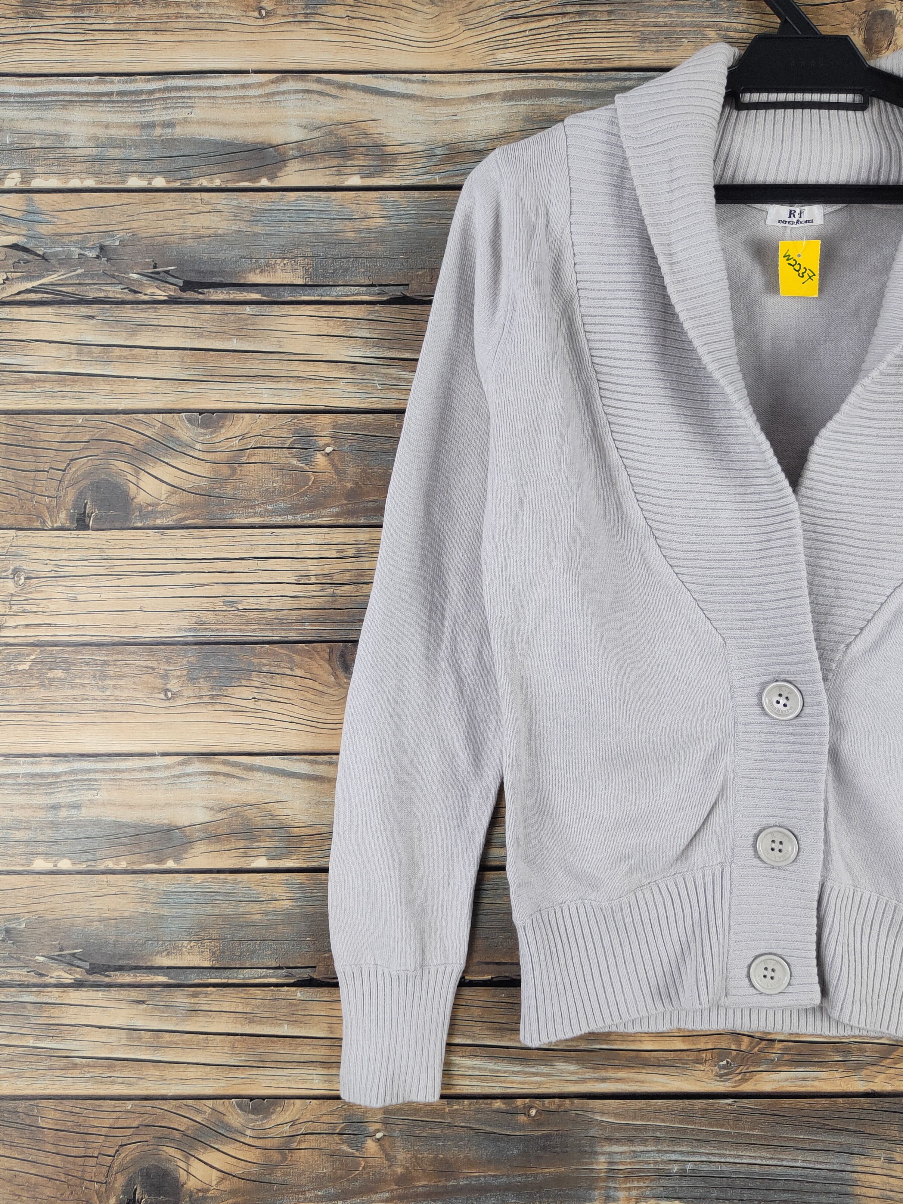 Homespun Knitwear × Japanese Brand Japanese Brand Light Gray Knitwear Cardigan #W2237 Size S / US 4 / IT 40 - 3 Thumbnail