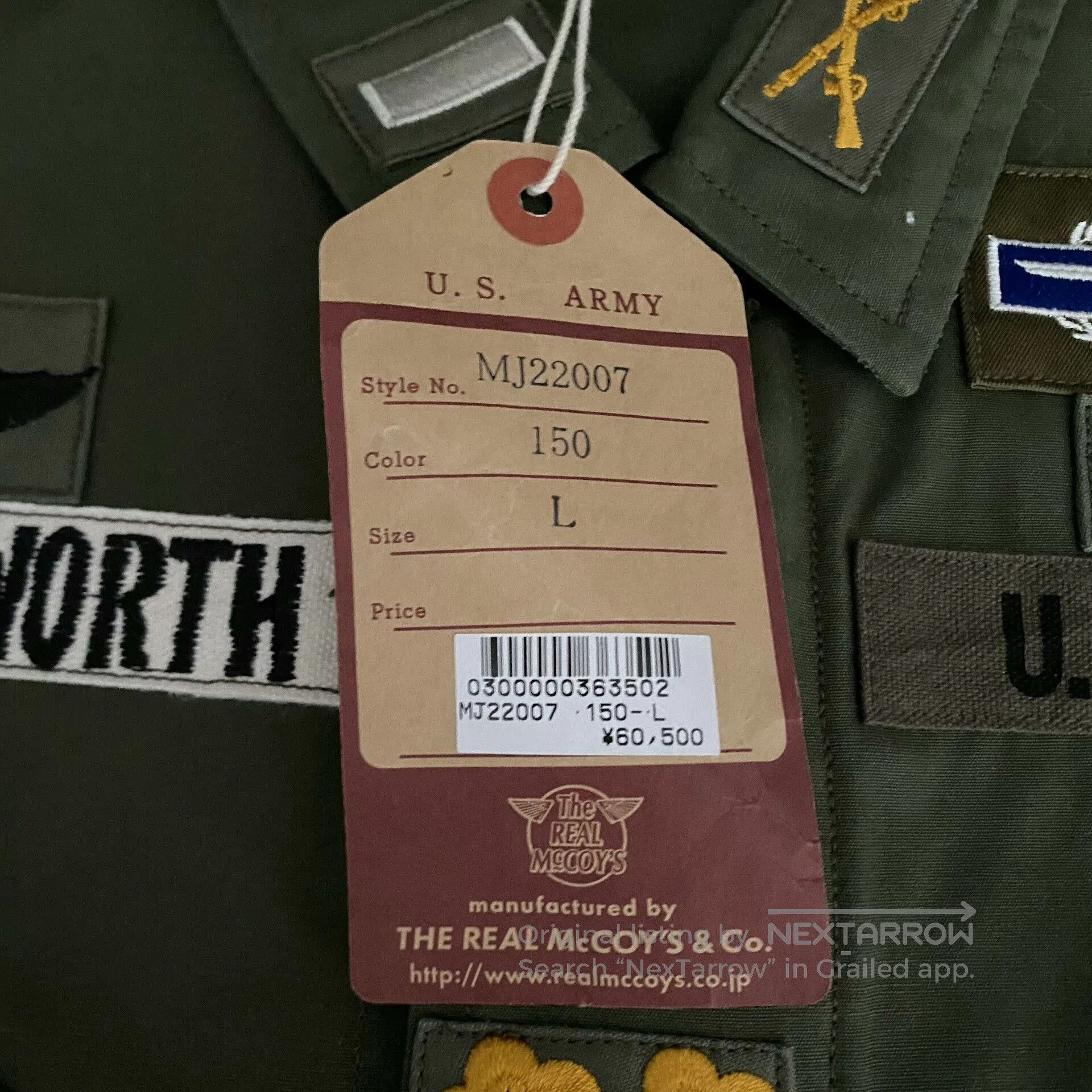 The Real McCoy's The Real Mccoys Vietnam War Jacket. Size US L / EU 52-54 / 3 - 6 Thumbnail