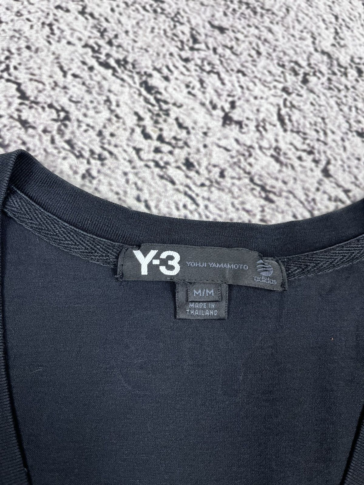Adidas × Y-3 Vintage Adidas Y3 Yohji Yamamoto V neck T Shirt size M Size US M / EU 48-50 / 2 - 5 Thumbnail