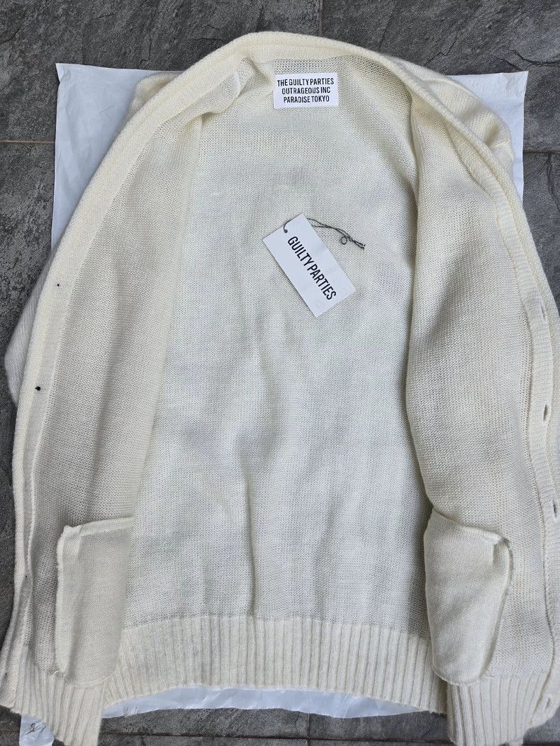 Wacko Maria WACKO MARIA 22FW MAHAIR KNIT CARDIGAN pure white Wool + Mo Size US S / EU 44-46 / 1 - 2 Thumbnail