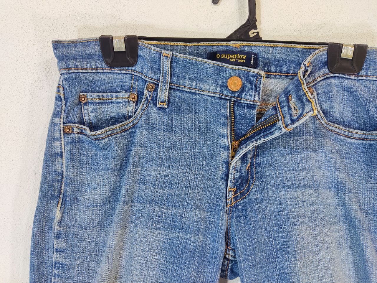 Levi's vintage levis 524 too superlow bootcut flare denim Size 33" - 8 Thumbnail