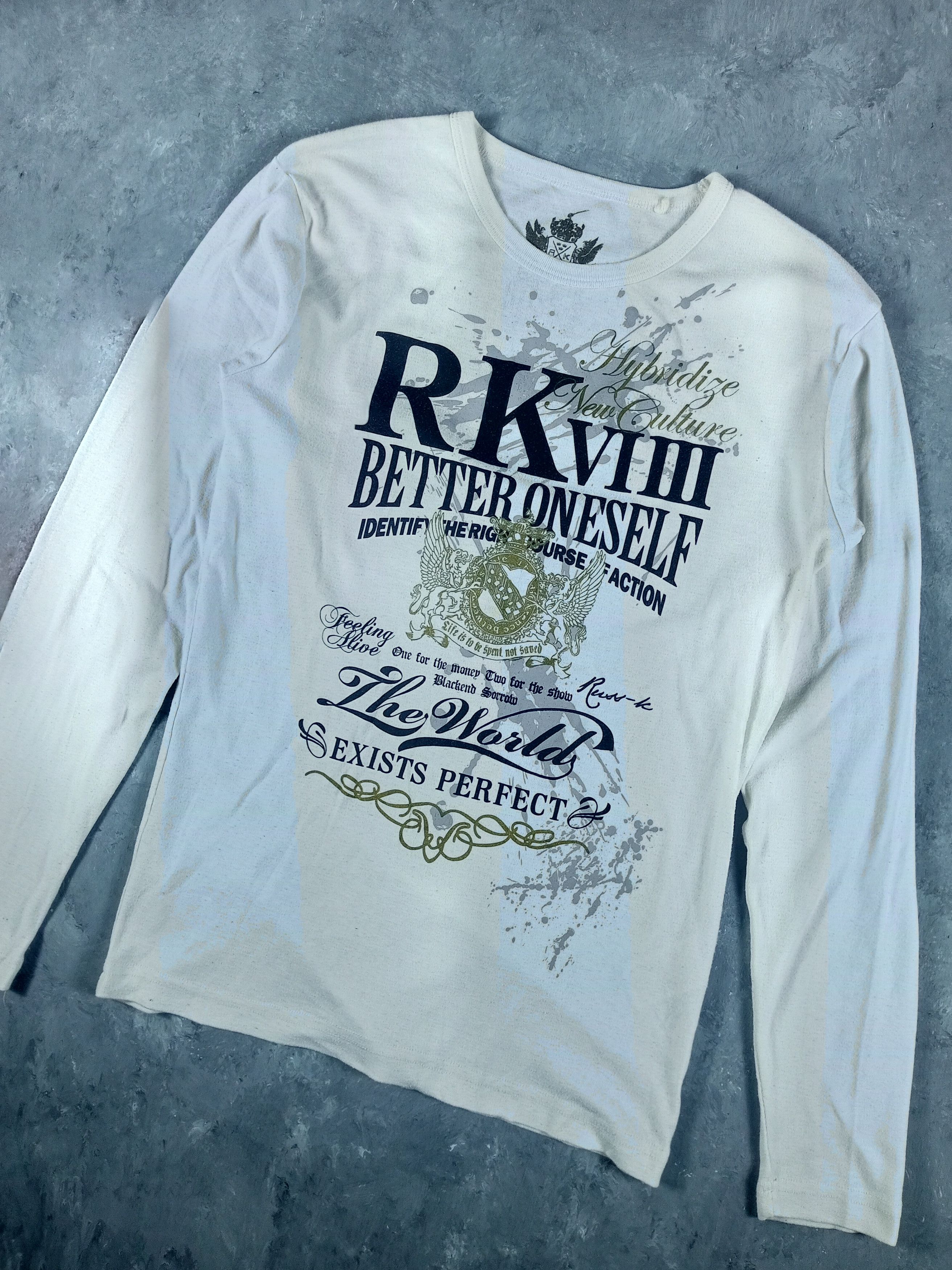 Japanese Brand 2000s Japanese archive Vkei Grunge Long Sleeve Tee Size US M / EU 48-50 / 2 - 2 Thumbnail