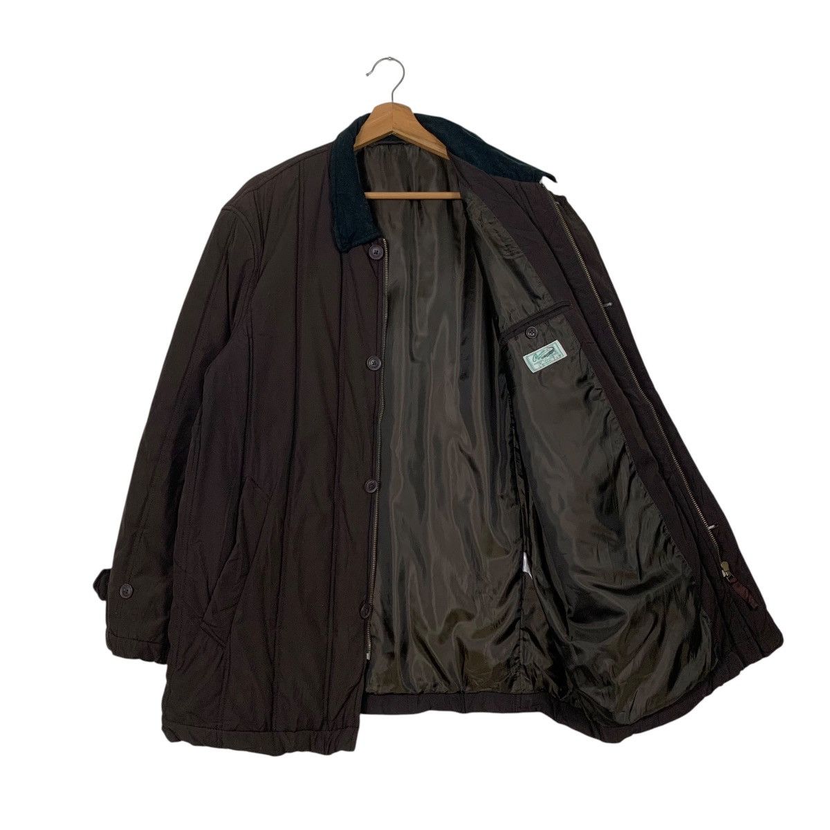 Japanese Brand CROCODILE Stripe Lightweight Work Casual Jacket #2370-C106 Size US L / EU 52-54 / 3 - 7 Thumbnail