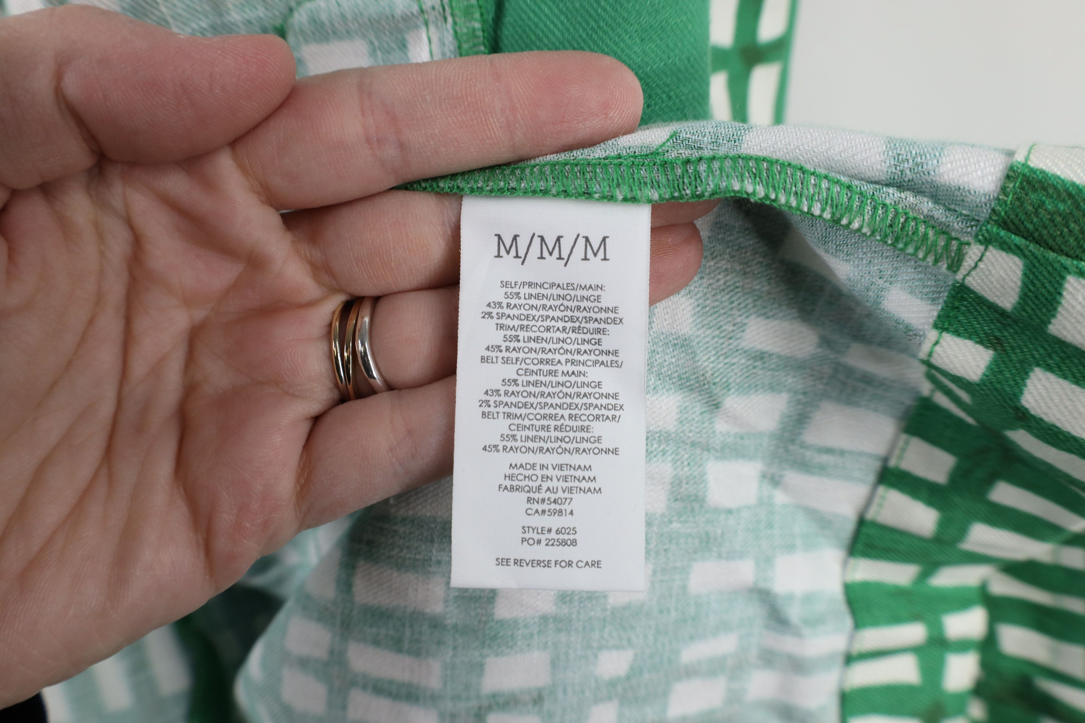 Vintage New Cabi Belted Circuit Full Button Jacket Coat Green Plaid Size M / US 6-8 / IT 42-44 - 9 Thumbnail