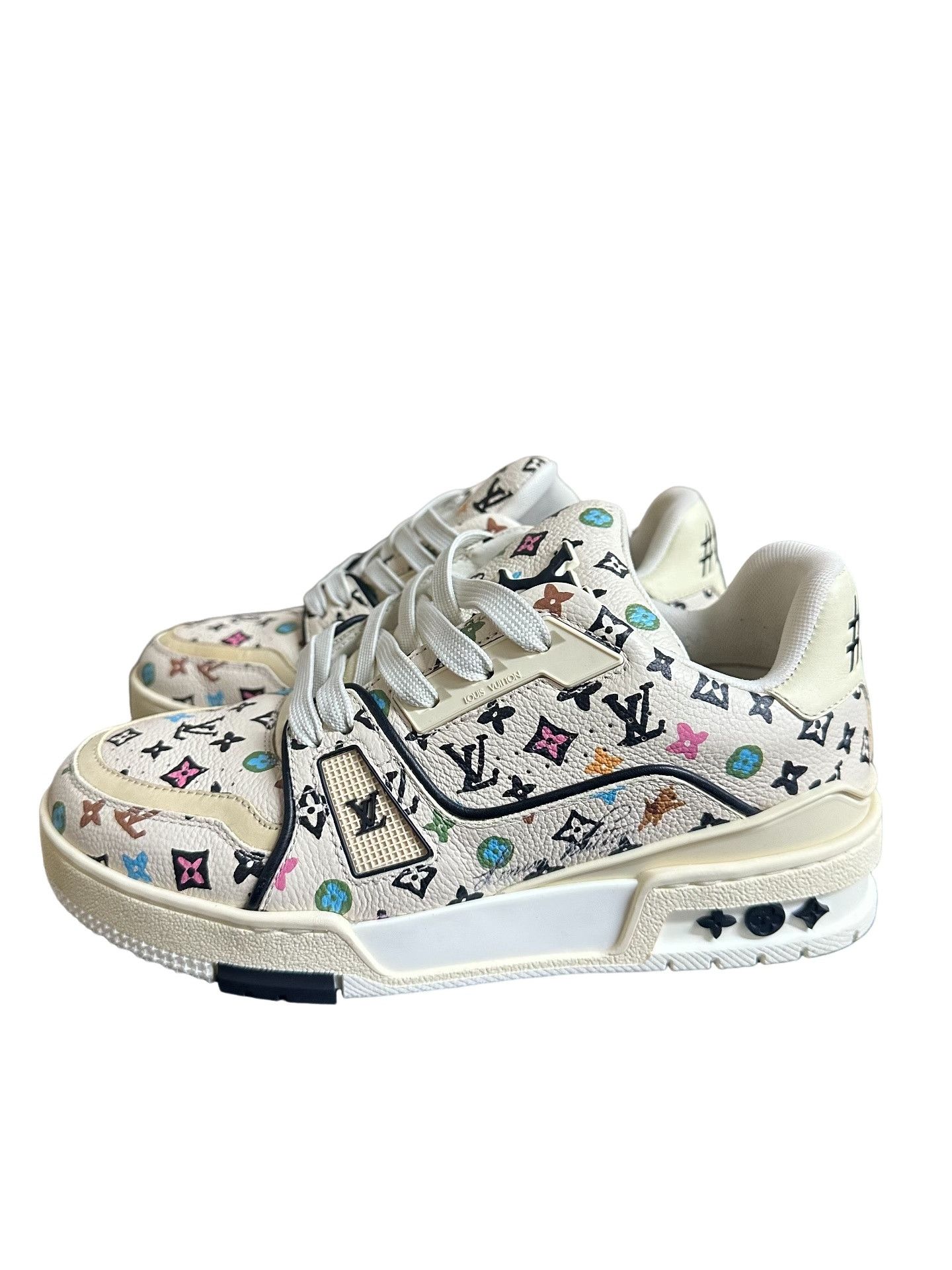 Louis Vuitton Louis Vuitton Multi-Color Monogram Trainer Sneakers Size 35. Size US 5.5 / IT 35.5 - 1 Thumbnail