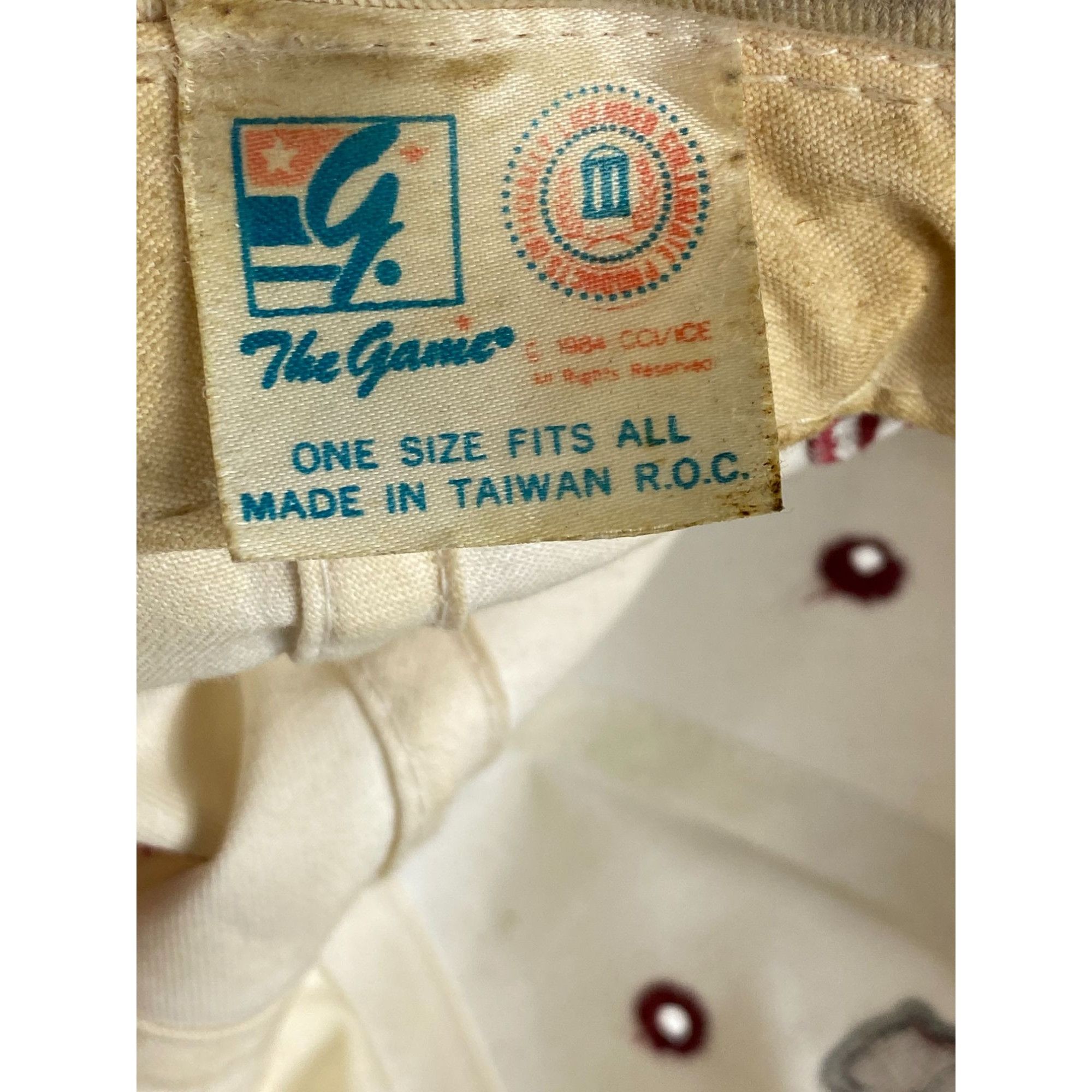 The Game Vintage 80s The Game Alabama Crimson Tide Snapback Hat Cap M Size ONE SIZE - 5 Thumbnail