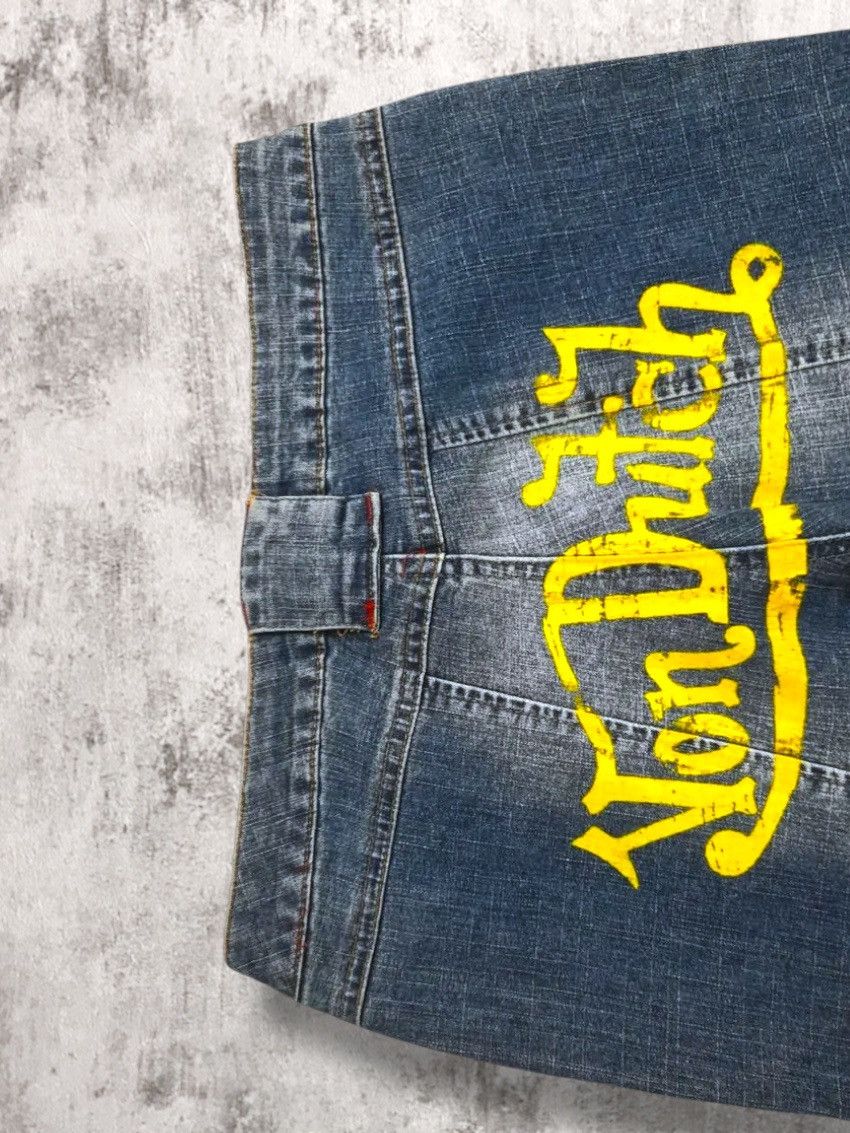 Other Von Dutch Vintage Denim Pants Big Logo Japanese Jeans Size 28" / US 6 / IT 42 - 2 Thumbnail