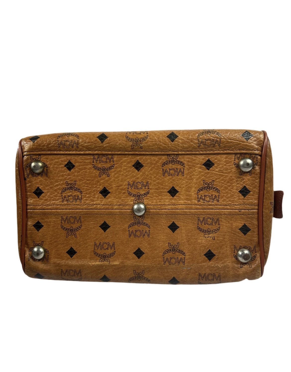 MCM MCM Cognac Leather Shoulder Bag Size ONE SIZE - 5 Thumbnail