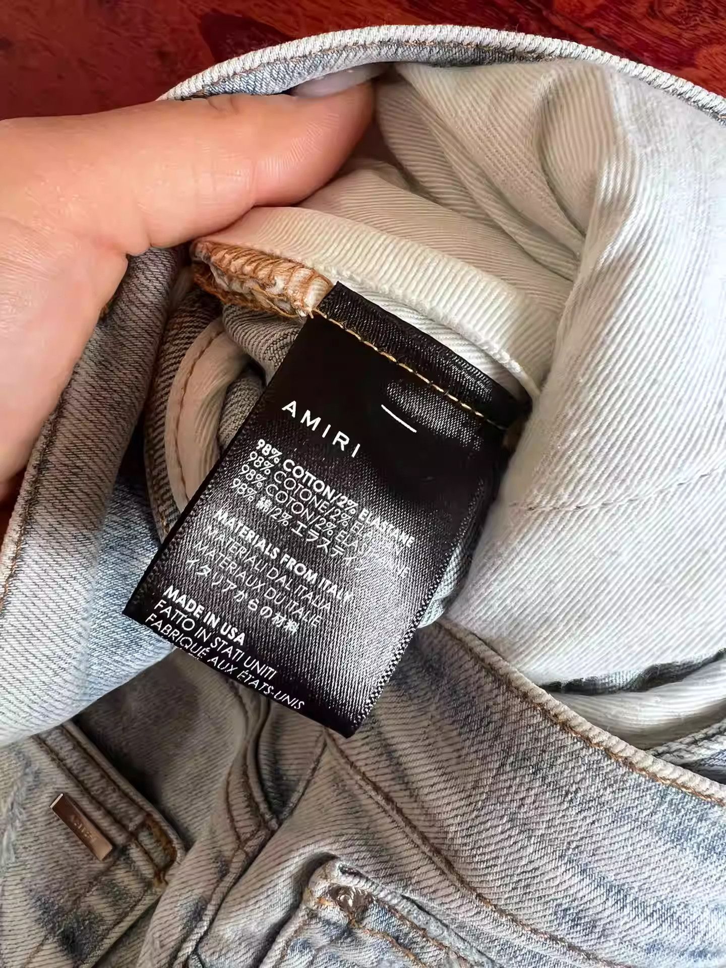Amiri AMIRI patches ink jeans Size US 31 - 5 Thumbnail