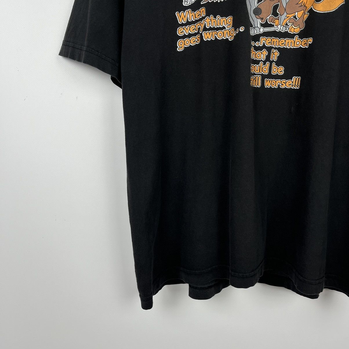 Vintage Vintage Dog in Trap adult humor y2k sex graphic tee 90’s Size US M / EU 48-50 / 2 - 4 Thumbnail