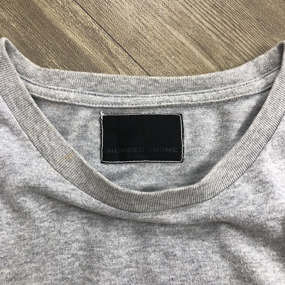 Japanese Brand × Number (N)ine × Takahiromiyashita The Soloist. Vintage Number (N)ine Spell Out Logo Box Tee Size US L / EU 52-54 / 3 - 6 Thumbnail