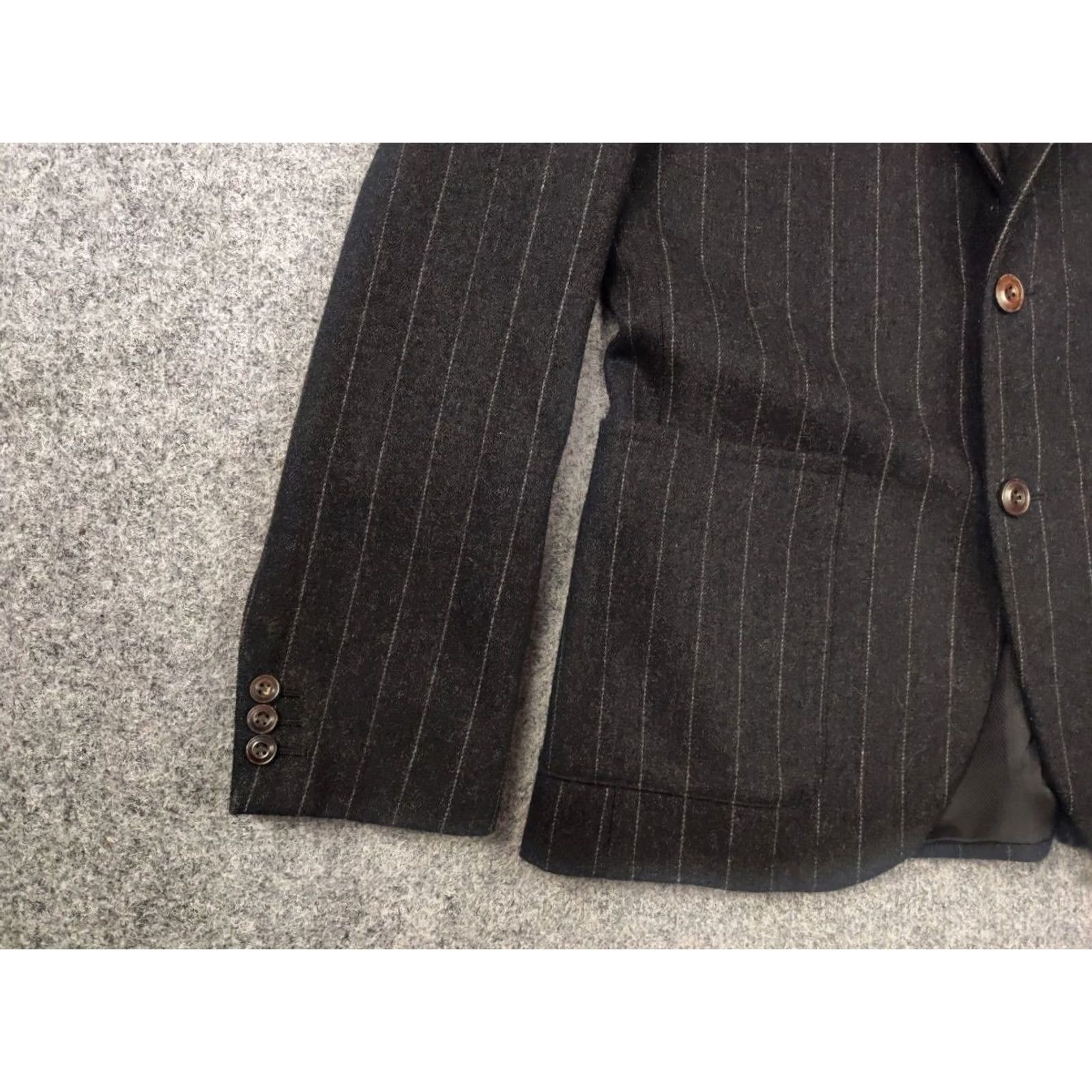 Polo Ralph Lauren VINTAGE Polo Ralph Lauren Black Wool Blend Pin Stripe Sports Blazer Jacket M Men XS? Size US M / EU 48-50 / 2 - 5 Thumbnail