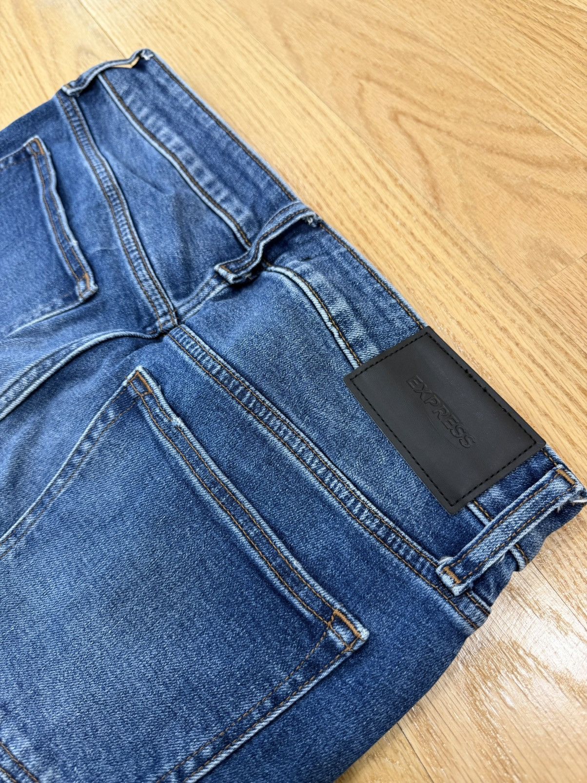Express Express Slim Denim Washed Jeans Size US 30 / EU 46 - 4 Thumbnail