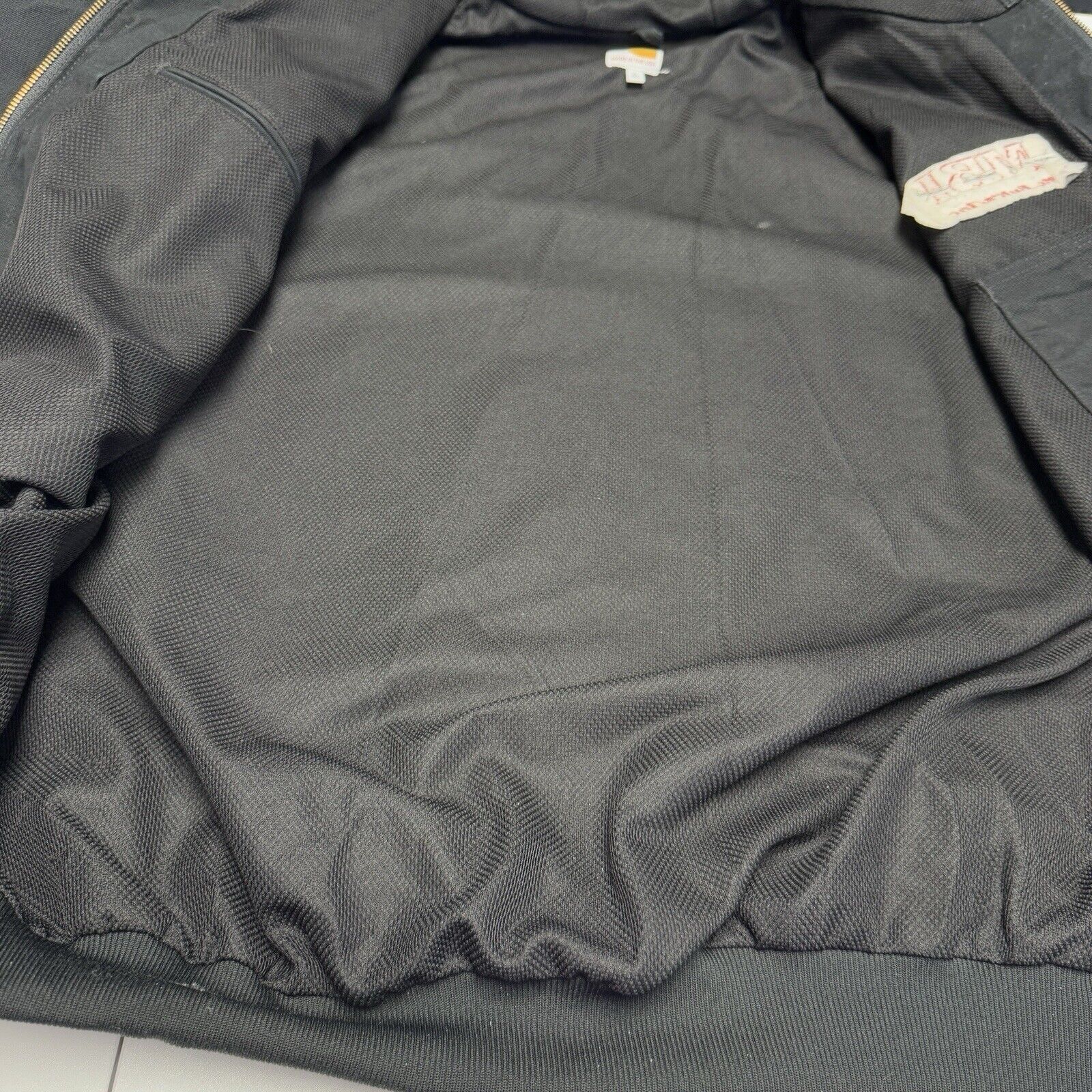 Carhartt Vintage Carhartt J131 Jacket Mens XL Tall Black Full Zip The Size US XL / EU 56 / 4 - 7 Thumbnail