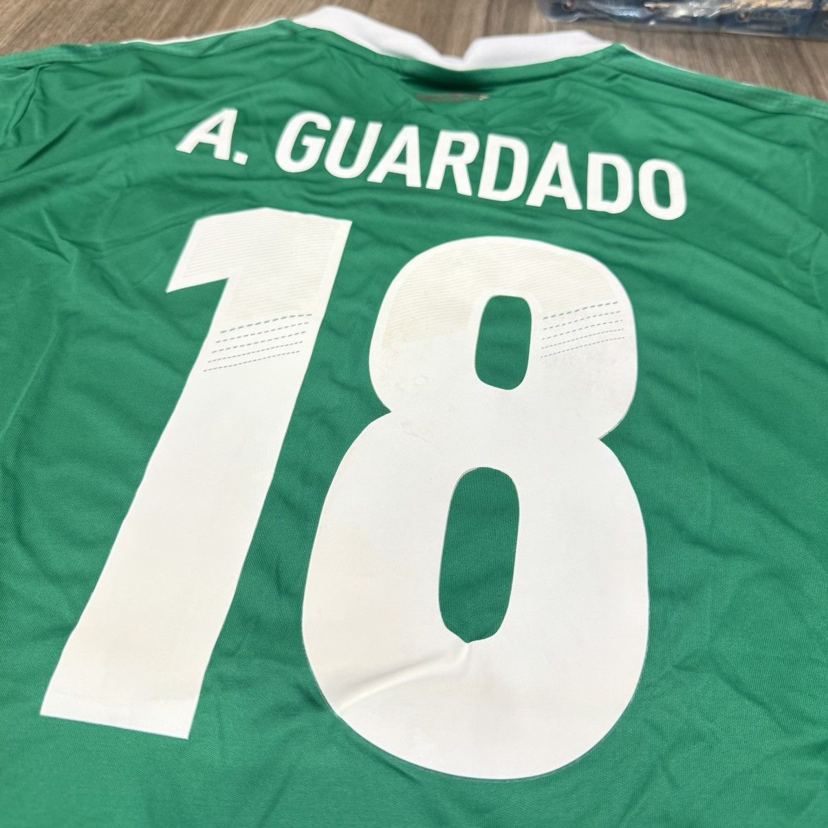 Adidas Mexico 11/13 home shirt #18 Guardado (bnwt) Size US XL / EU 56 / 4 - 5 Thumbnail