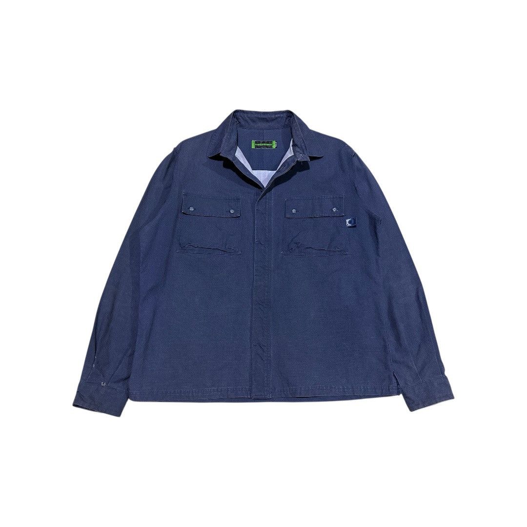 Japanese Brand 🔥Japanese Vintage Hide And Seek Ripstop Jacket Hidden Button Size US M / EU 48-50 / 2 - 1 Thumbnail