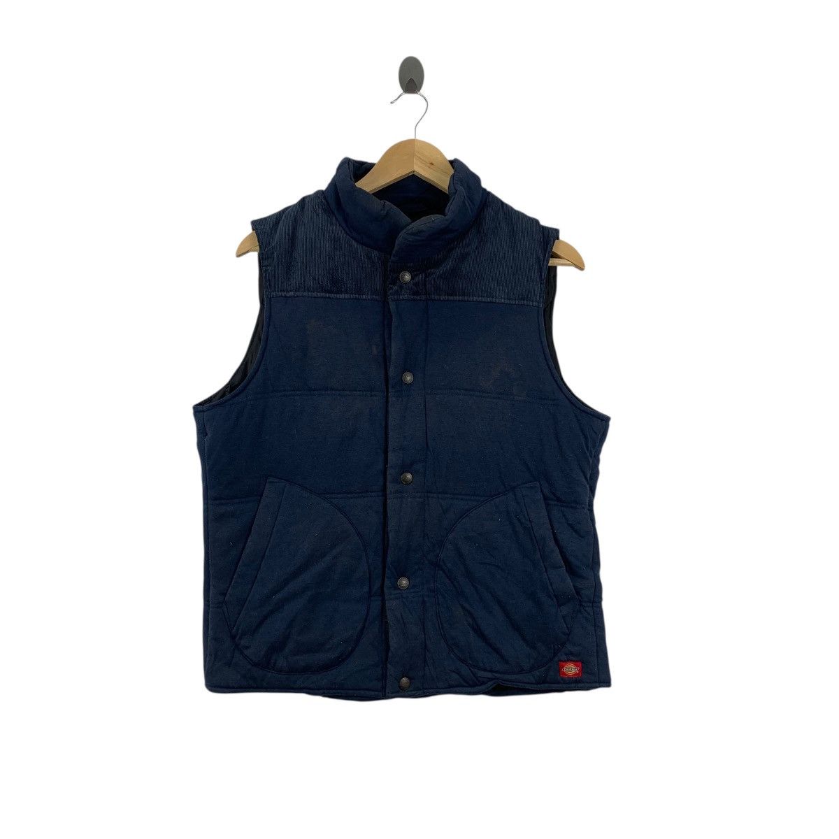 Dickies DICKIES USA Puffer Quilted Outdoor Blue Vest Jacket Size US L / EU 52-54 / 3 - 1 Thumbnail