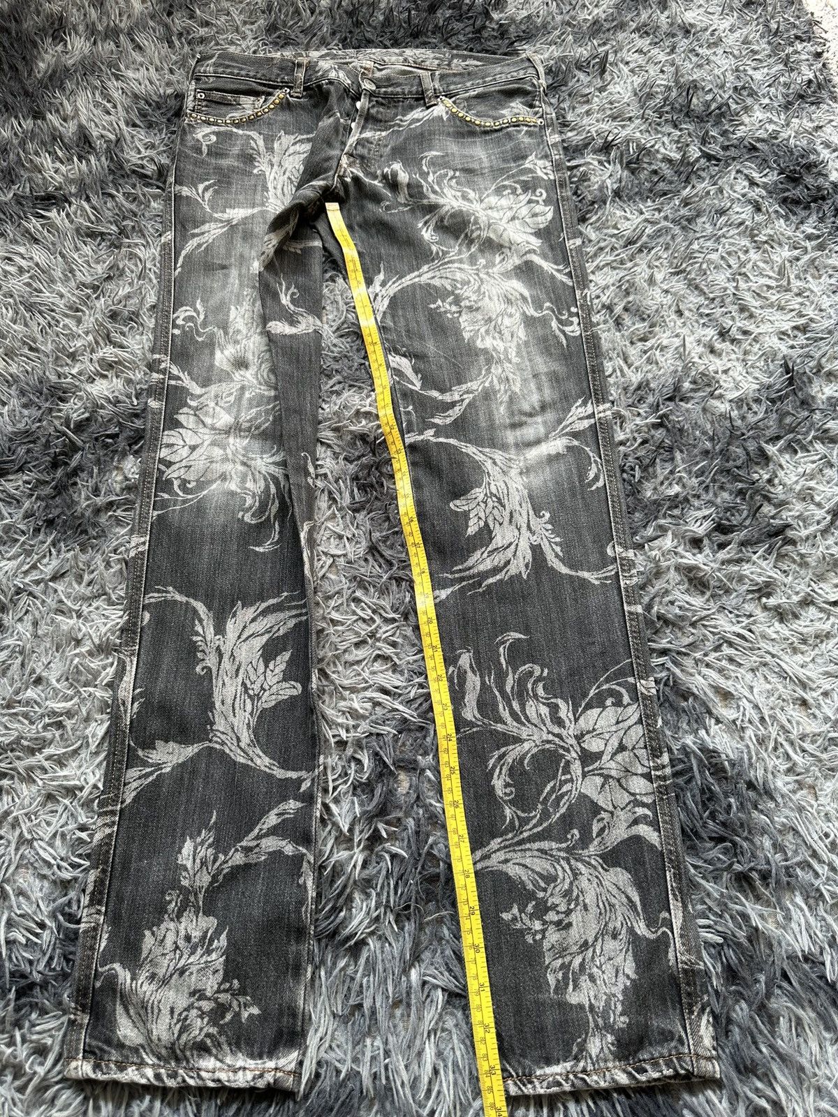 Boycott SS1996 - Boycott Japan trompe l'oeil laser printed jeans Size US 33 - 7 Thumbnail