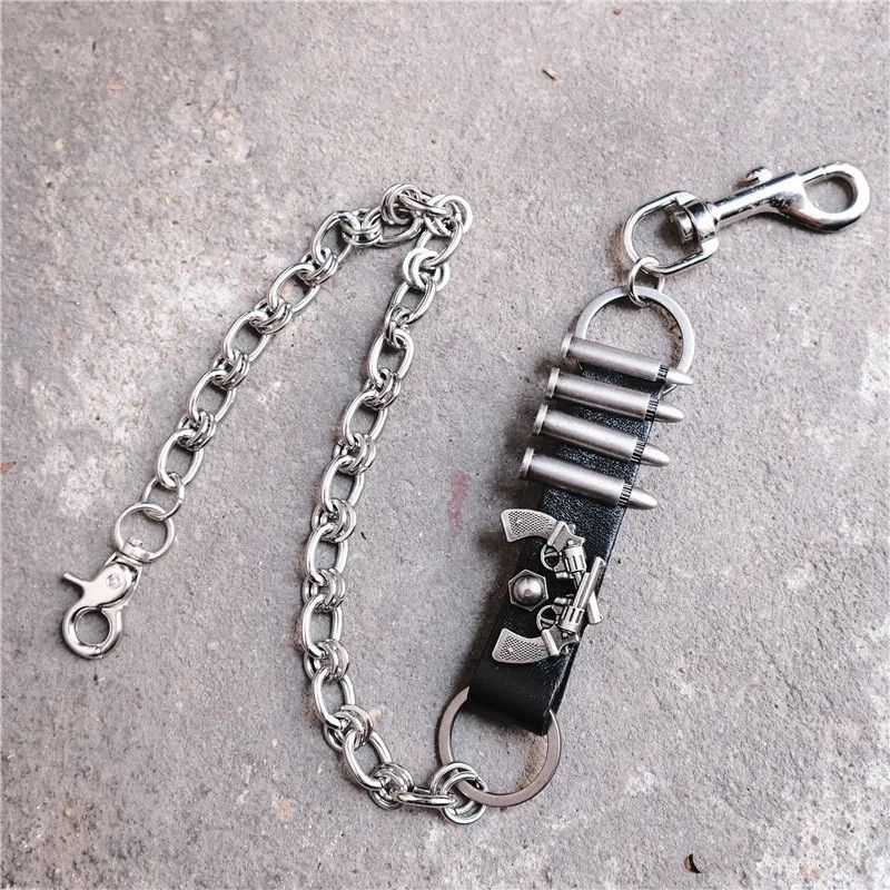 Jewelry Punk Bullet Belt Pants Chain Size ONE SIZE - 3 Thumbnail