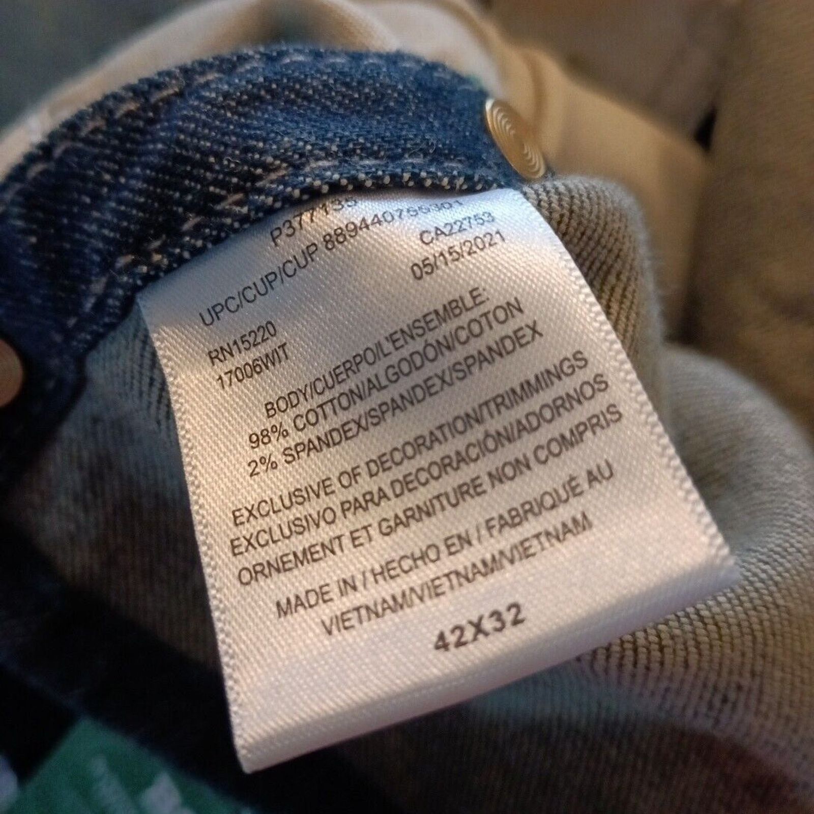 Liberty Liberty Denim Blue Jeans Bib Overalls Size US 42 / EU 58 - 6 Thumbnail