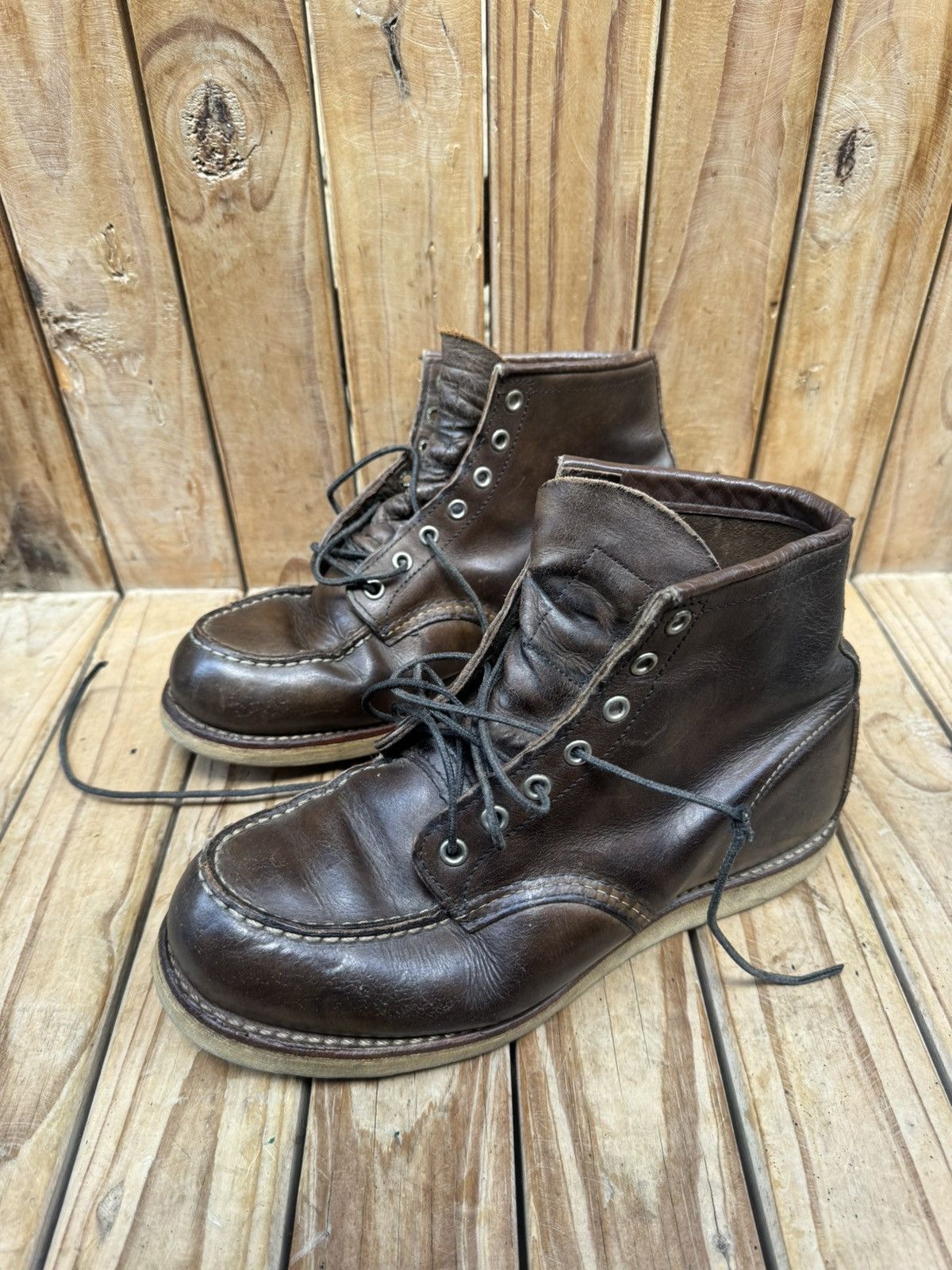 Red Wing Red Wing 8890 Moc Toe Brown Boots US 8 D |UK 7 | EUR 41 Size US 8 / EU 41 - 25 Thumbnail